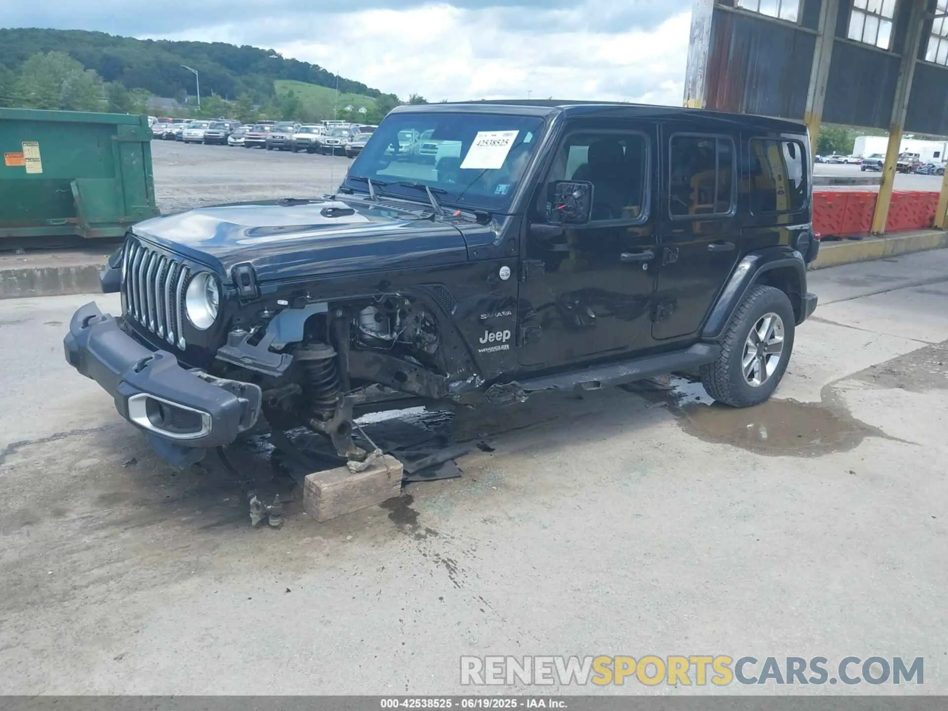 2 Photograph of a damaged car 1C4HJXEN4MW610287 JEEP WRANGLER UNLIMITED 2021
