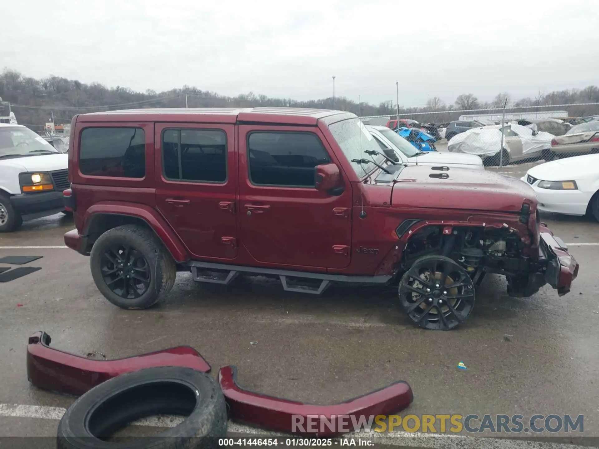 14 Photograph of a damaged car 1C4HJXEN5MW609102 JEEP WRANGLER UNLIMITED 2021