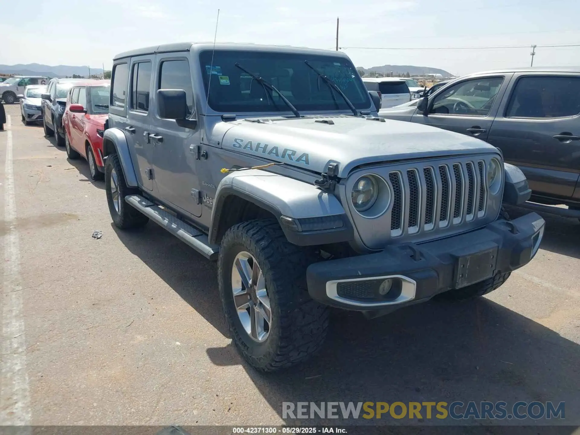 1 Photograph of a damaged car 1C4HJXEN5MW653567 JEEP WRANGLER UNLIMITED 2021