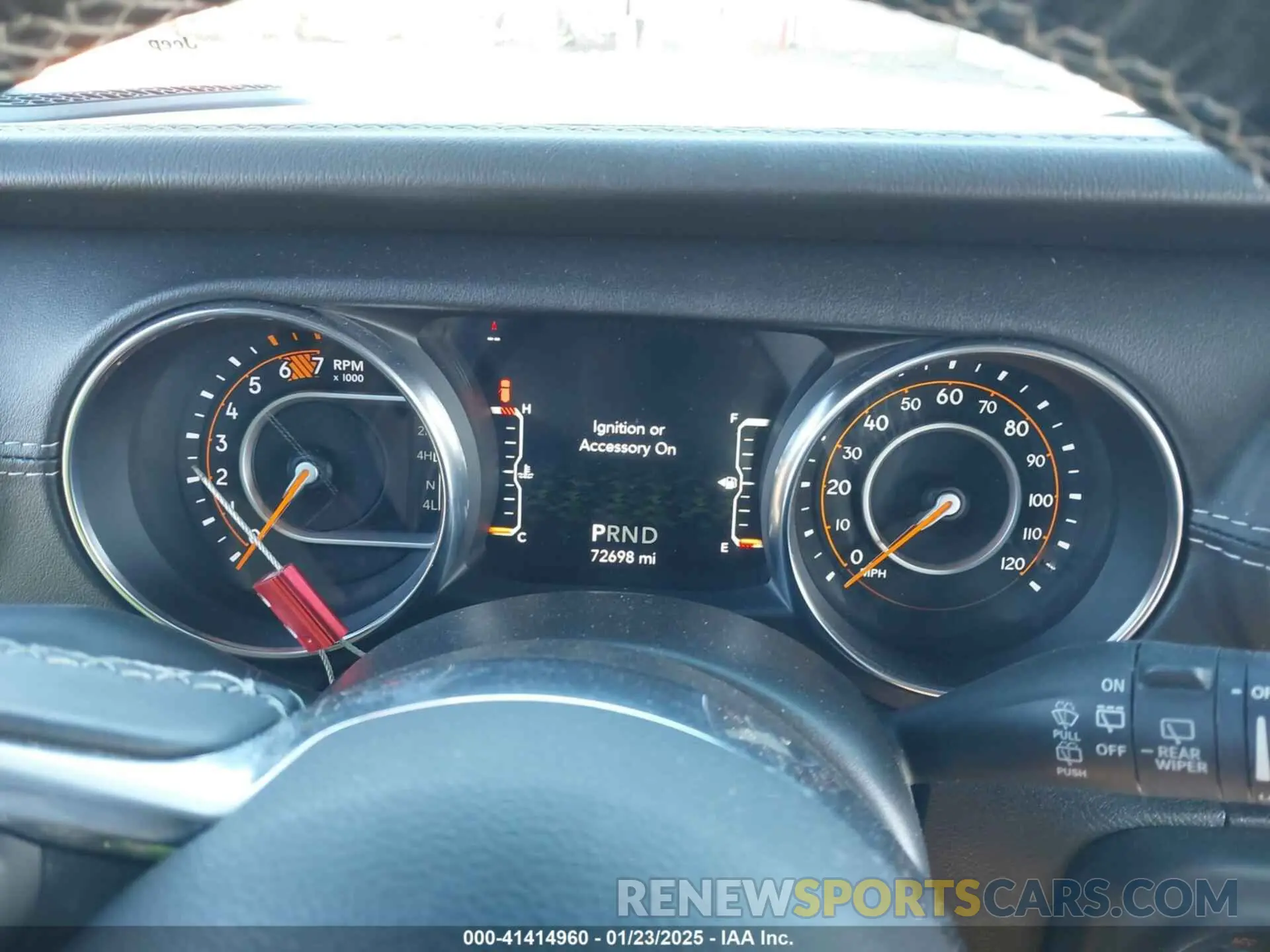 7 Photograph of a damaged car 1C4HJXEN5MW659188 JEEP WRANGLER UNLIMITED 2021