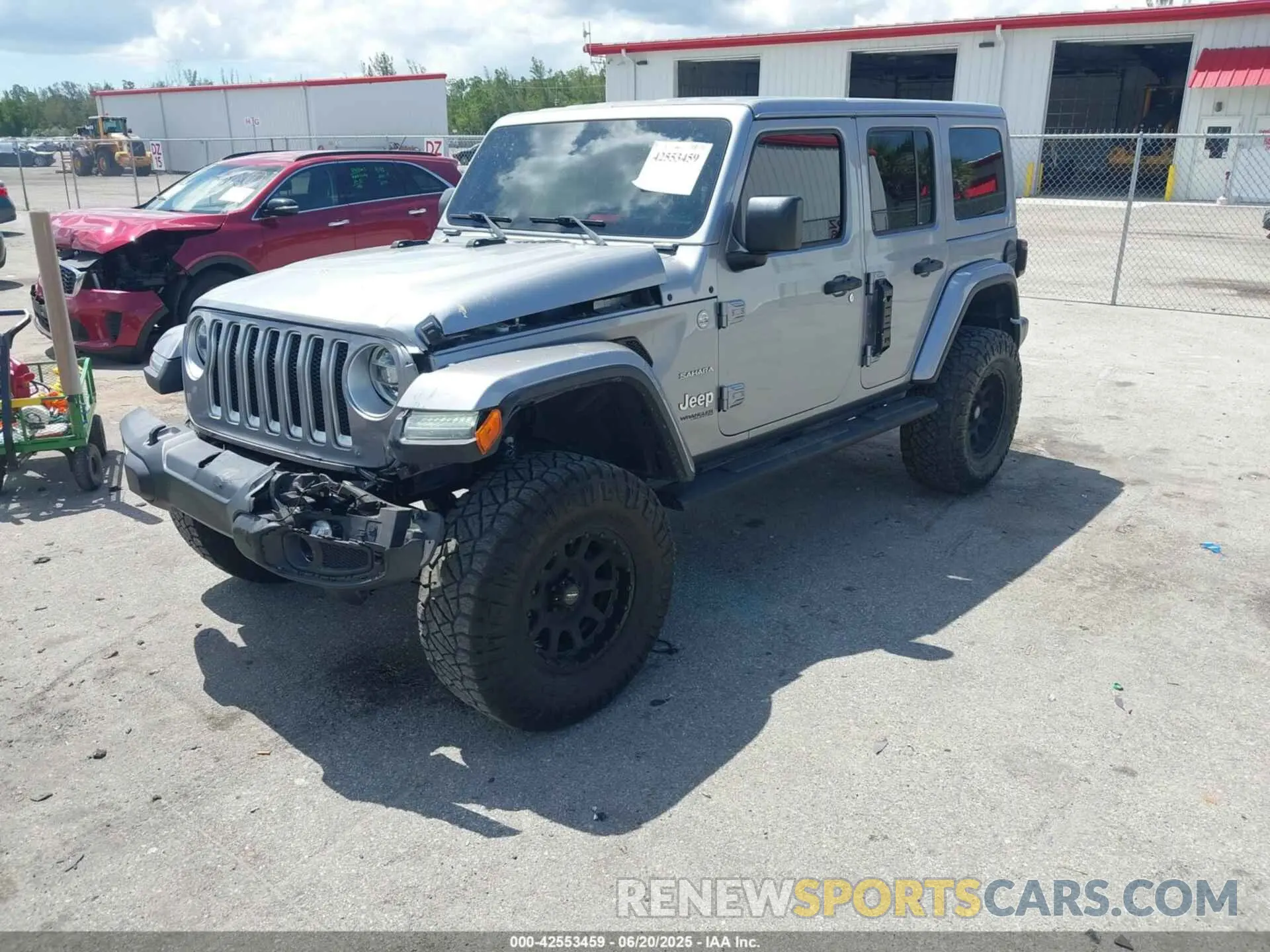2 Photograph of a damaged car 1C4HJXEN9MW637288 JEEP WRANGLER UNLIMITED 2021