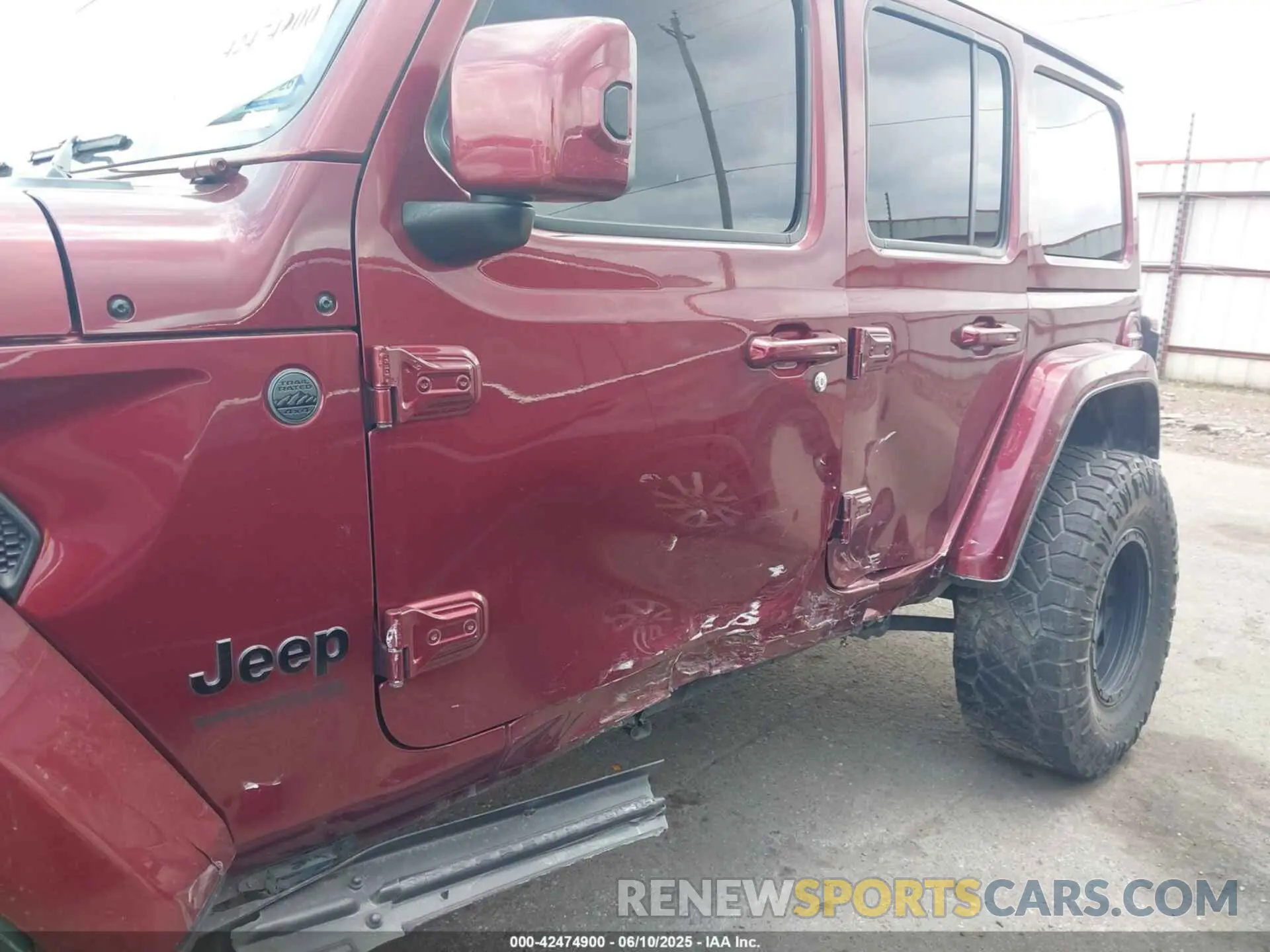 6 Photograph of a damaged car 1C4HJXENXMW604896 JEEP WRANGLER UNLIMITED 2021