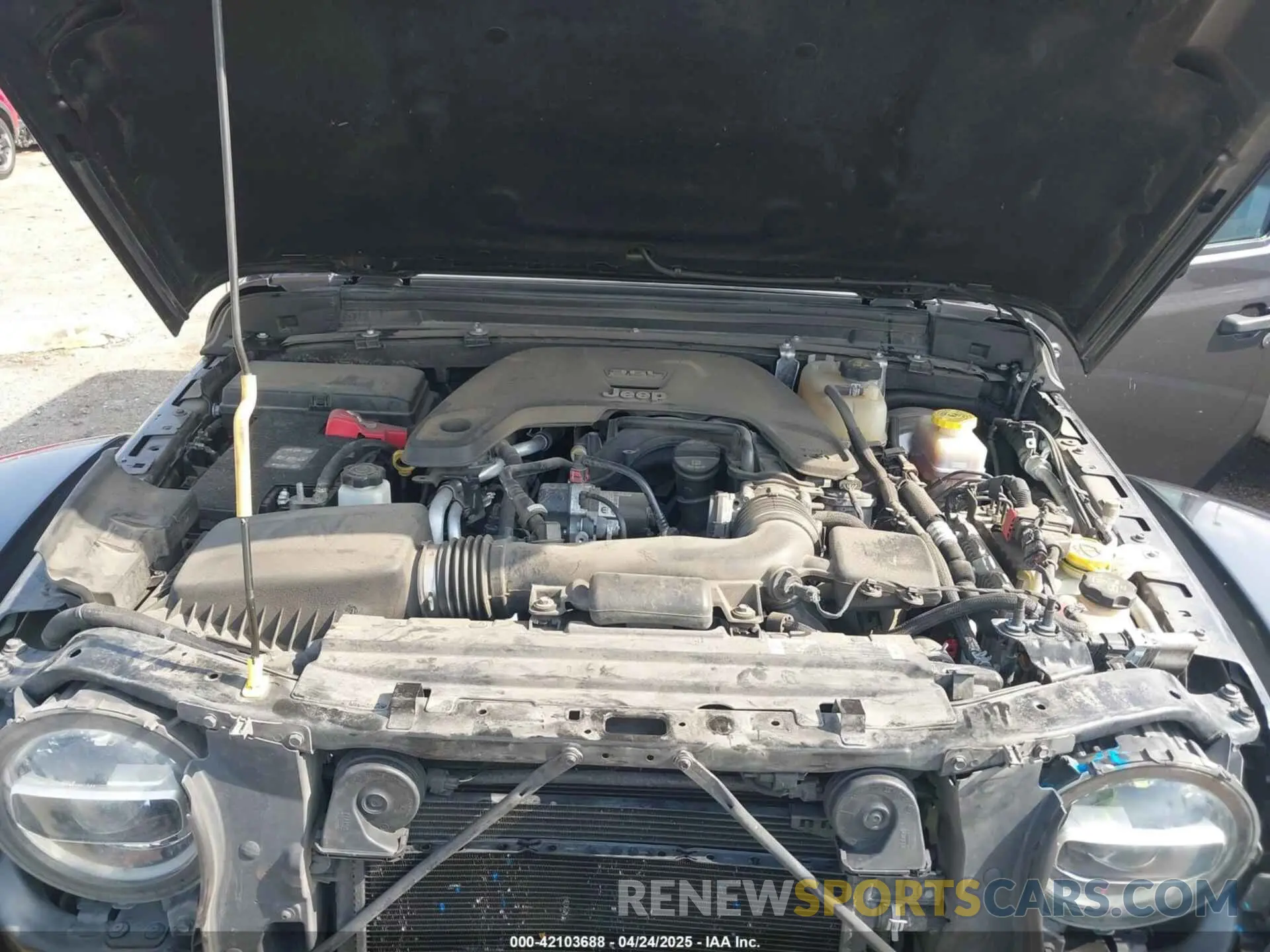 10 Photograph of a damaged car 1C4HJXFG0MW556857 JEEP WRANGLER UNLIMITED 2021