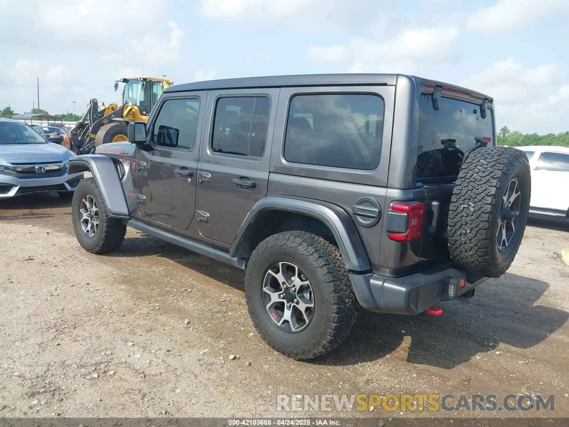 3 Photograph of a damaged car 1C4HJXFG0MW556857 JEEP WRANGLER UNLIMITED 2021