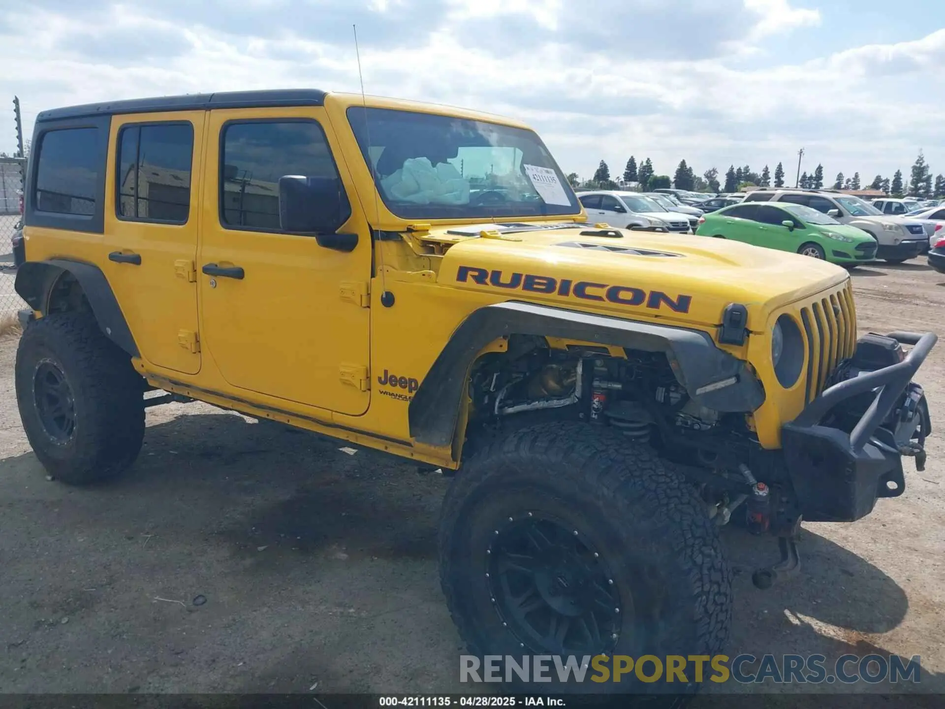 1 Photograph of a damaged car 1C4HJXFG2MW558738 JEEP WRANGLER UNLIMITED 2021