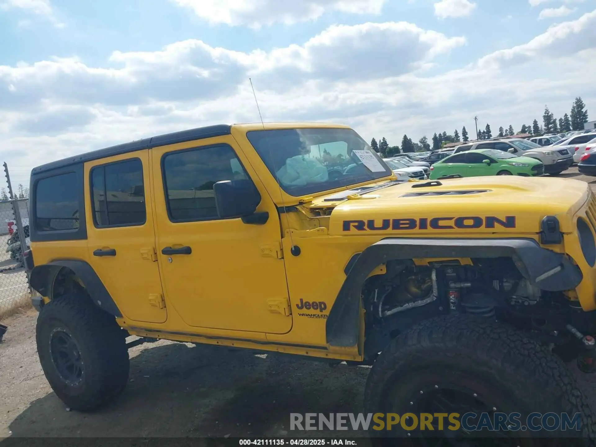 14 Photograph of a damaged car 1C4HJXFG2MW558738 JEEP WRANGLER UNLIMITED 2021