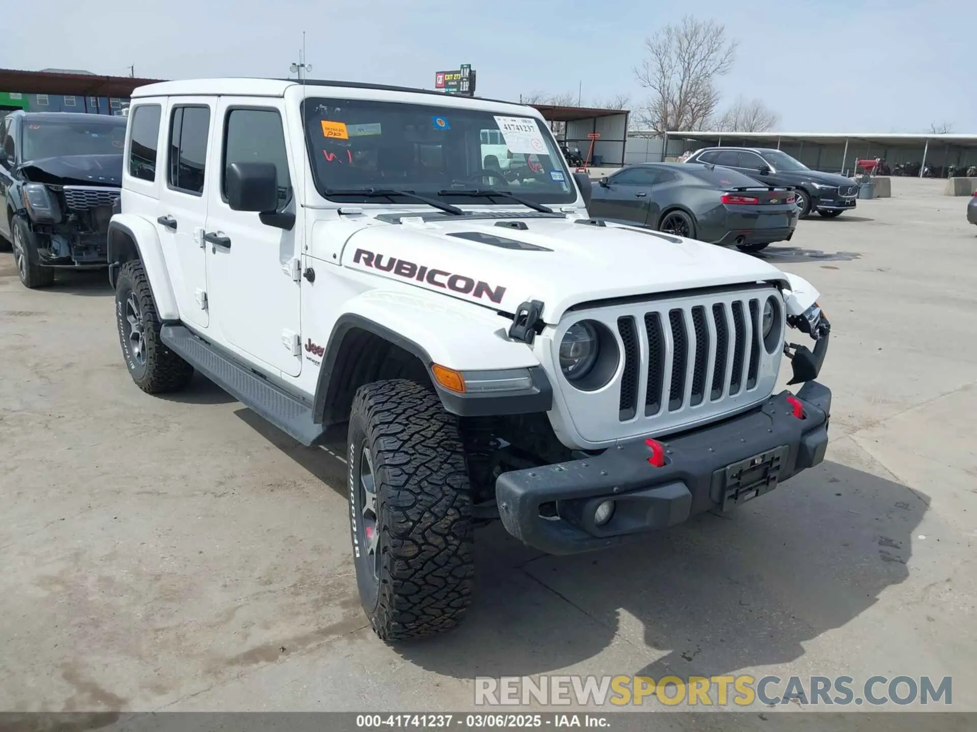 1 Photograph of a damaged car 1C4HJXFG3MW526008 JEEP WRANGLER UNLIMITED 2021