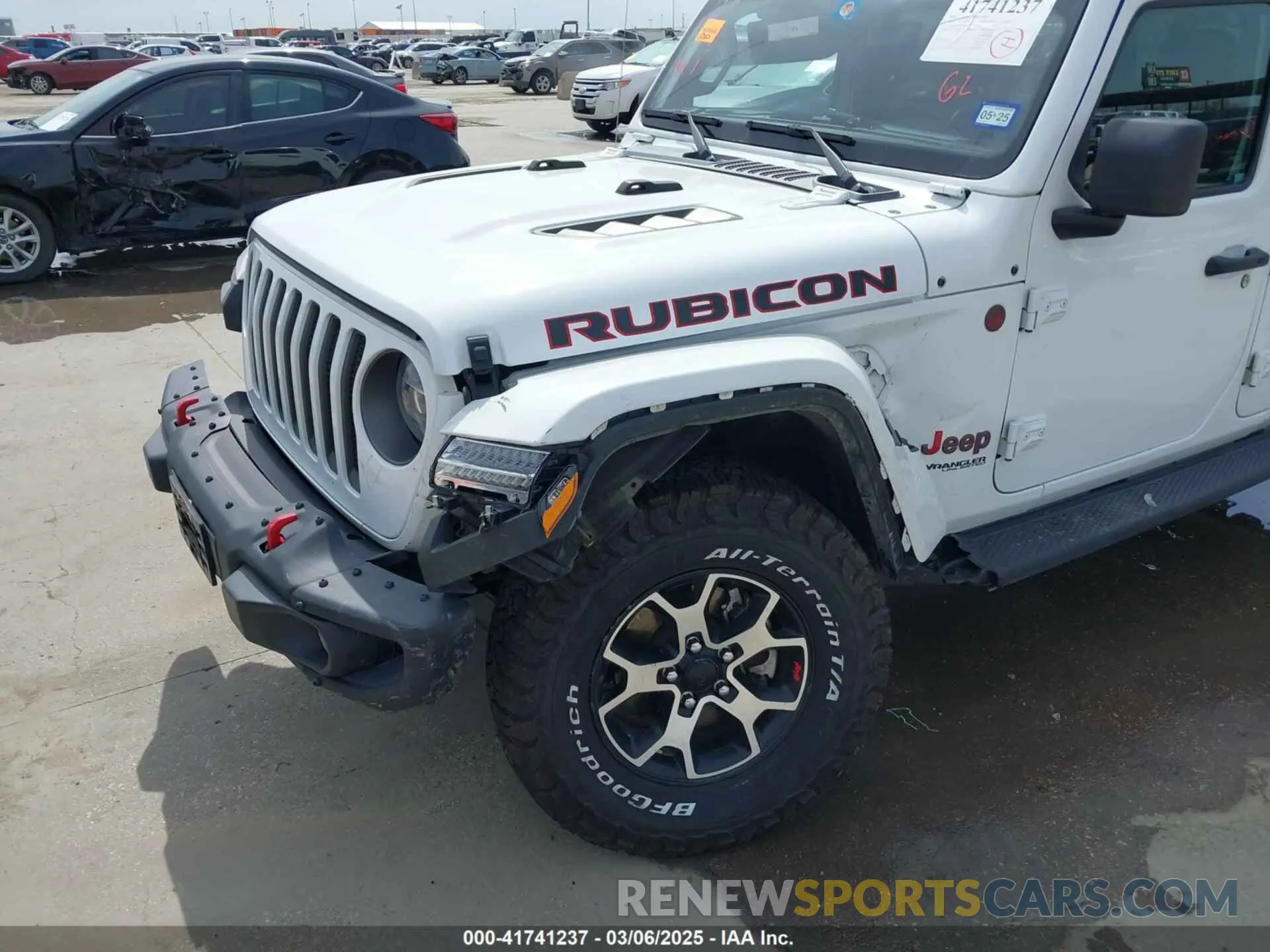 6 Photograph of a damaged car 1C4HJXFG3MW526008 JEEP WRANGLER UNLIMITED 2021