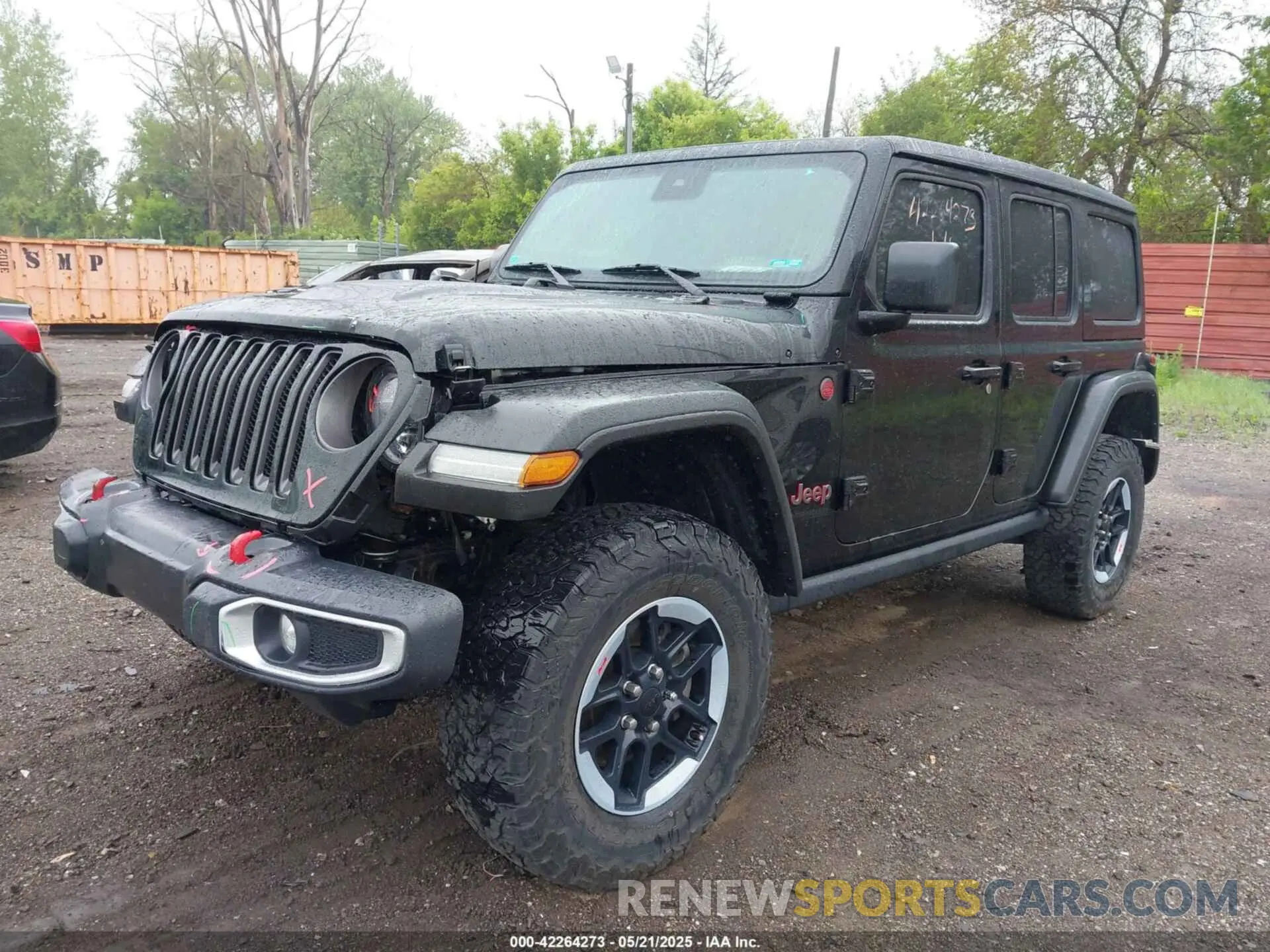2 Photograph of a damaged car 1C4HJXFG8MW759060 JEEP WRANGLER UNLIMITED 2021