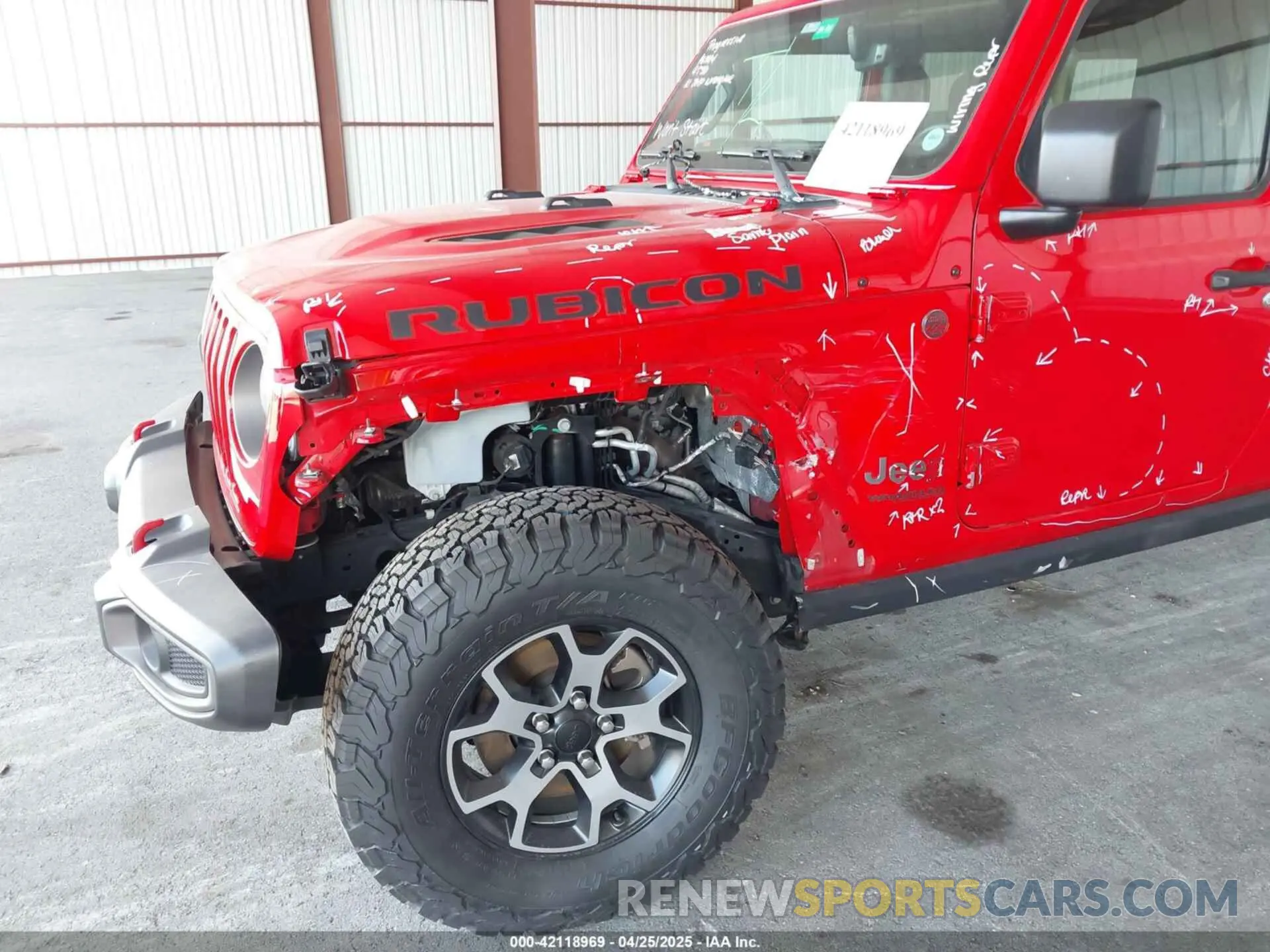 6 Photograph of a damaged car 1C4HJXFG8MW785318 JEEP WRANGLER UNLIMITED 2021