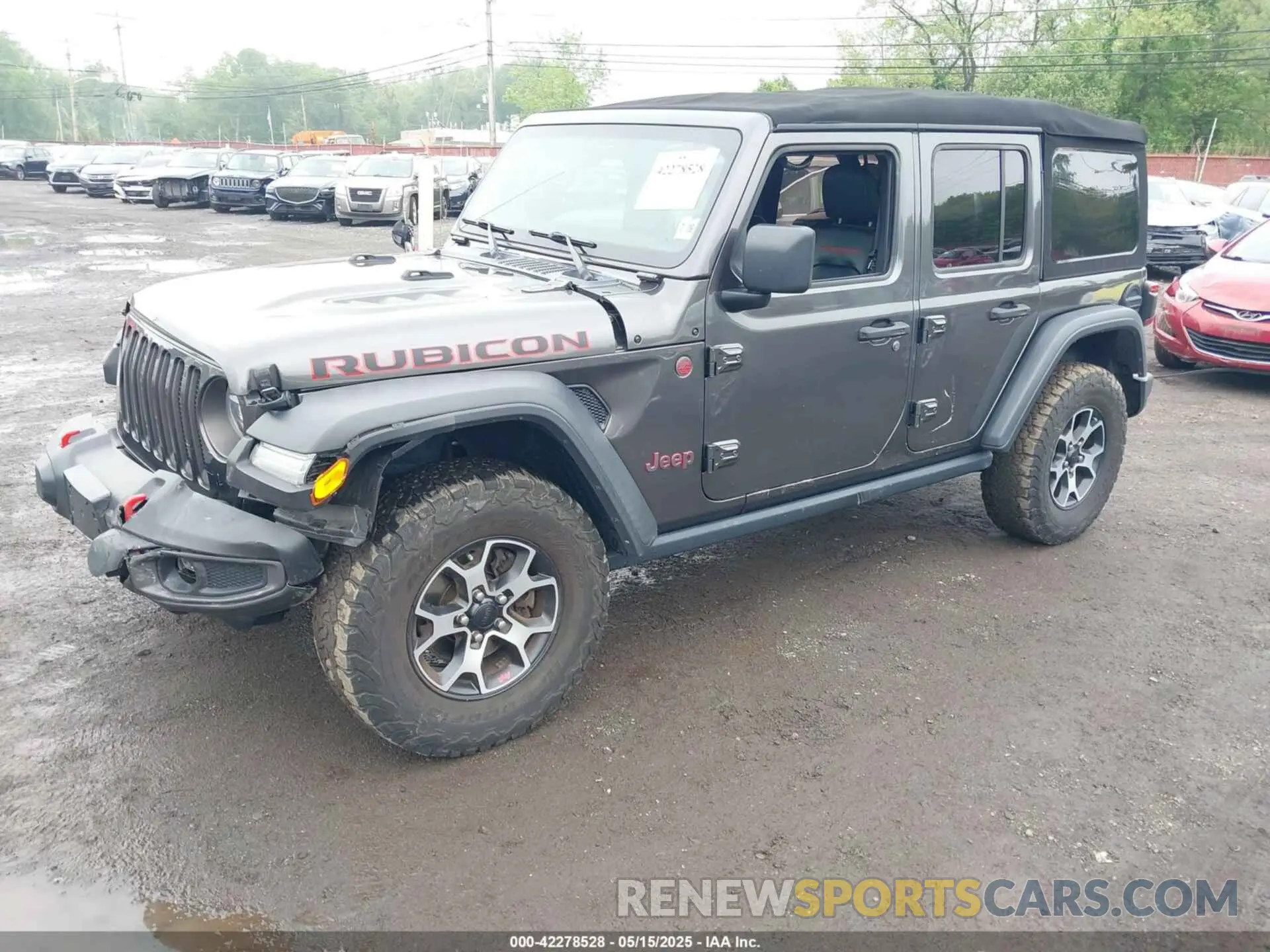 2 Photograph of a damaged car 1C4HJXFG9MW771606 JEEP WRANGLER UNLIMITED 2021