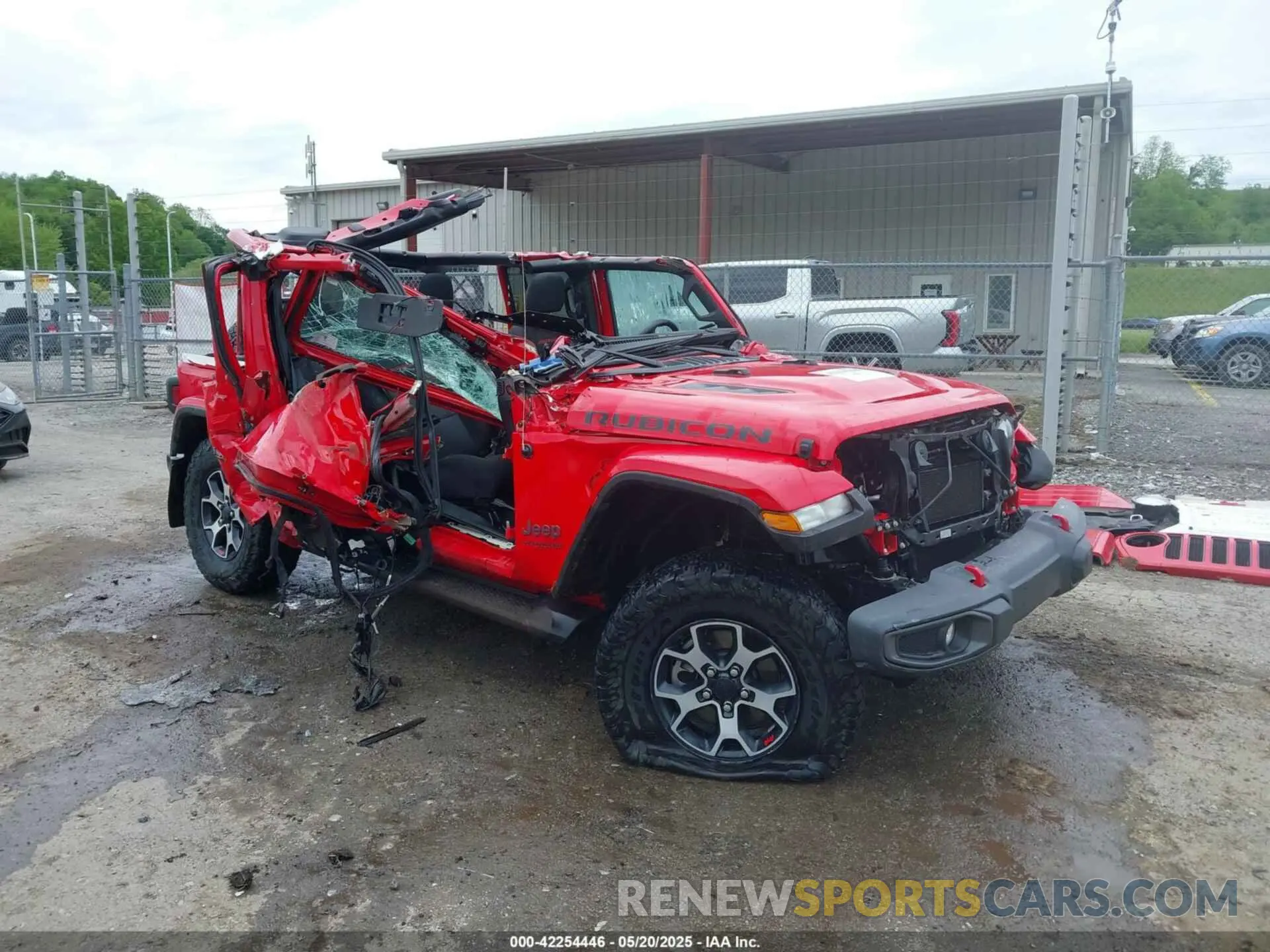 1 Photograph of a damaged car 1C4HJXFGXMW688248 JEEP WRANGLER UNLIMITED 2021