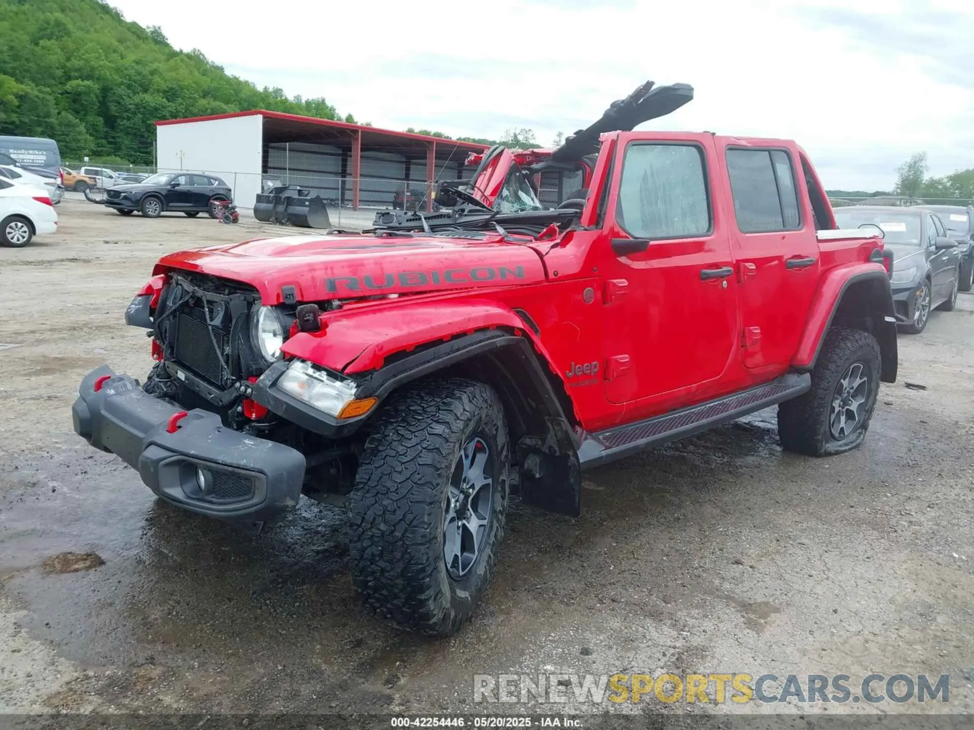 2 Photograph of a damaged car 1C4HJXFGXMW688248 JEEP WRANGLER UNLIMITED 2021