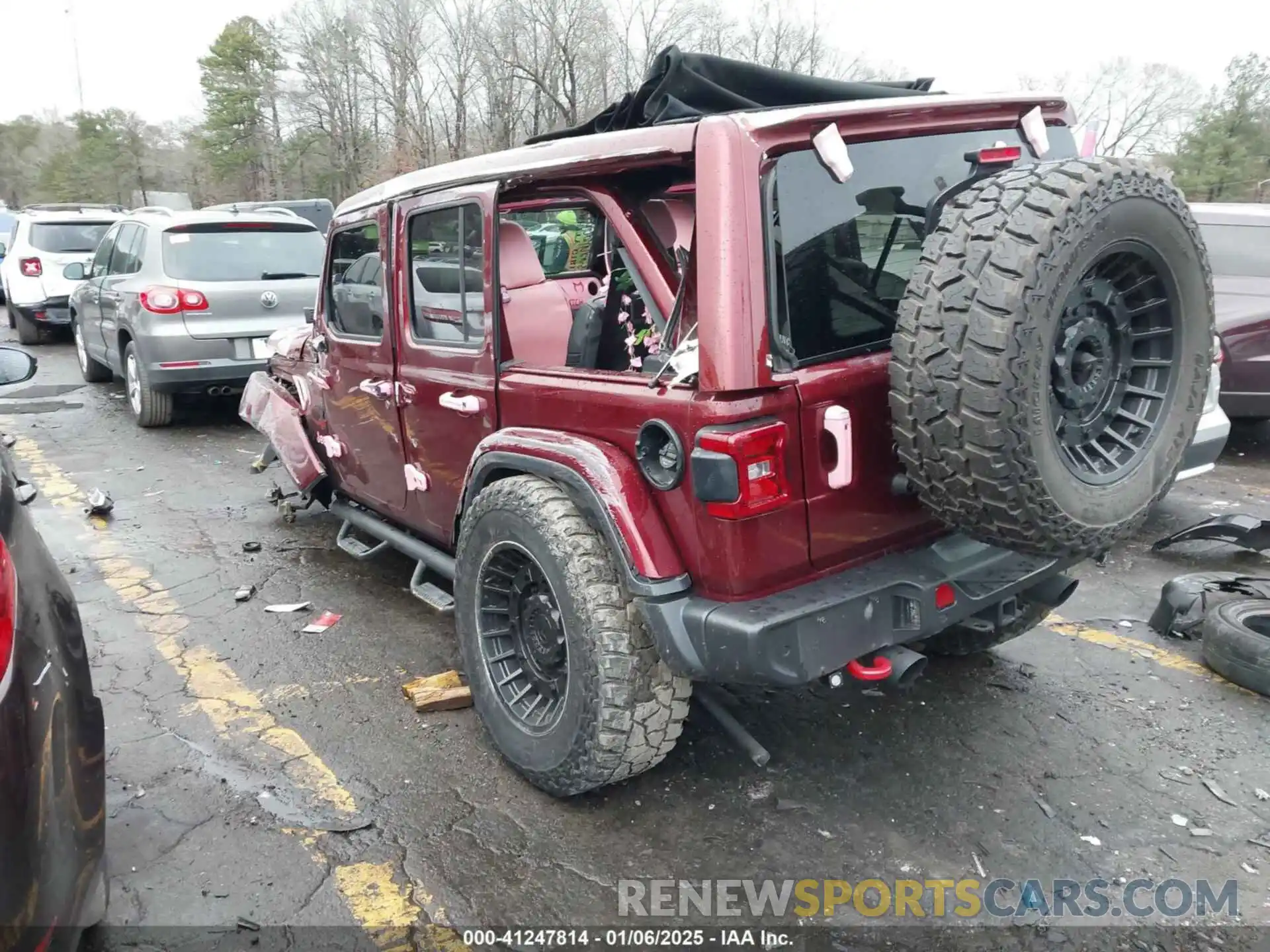 3 Photograph of a damaged car 1C4HJXFN1MW617356 JEEP WRANGLER UNLIMITED 2021