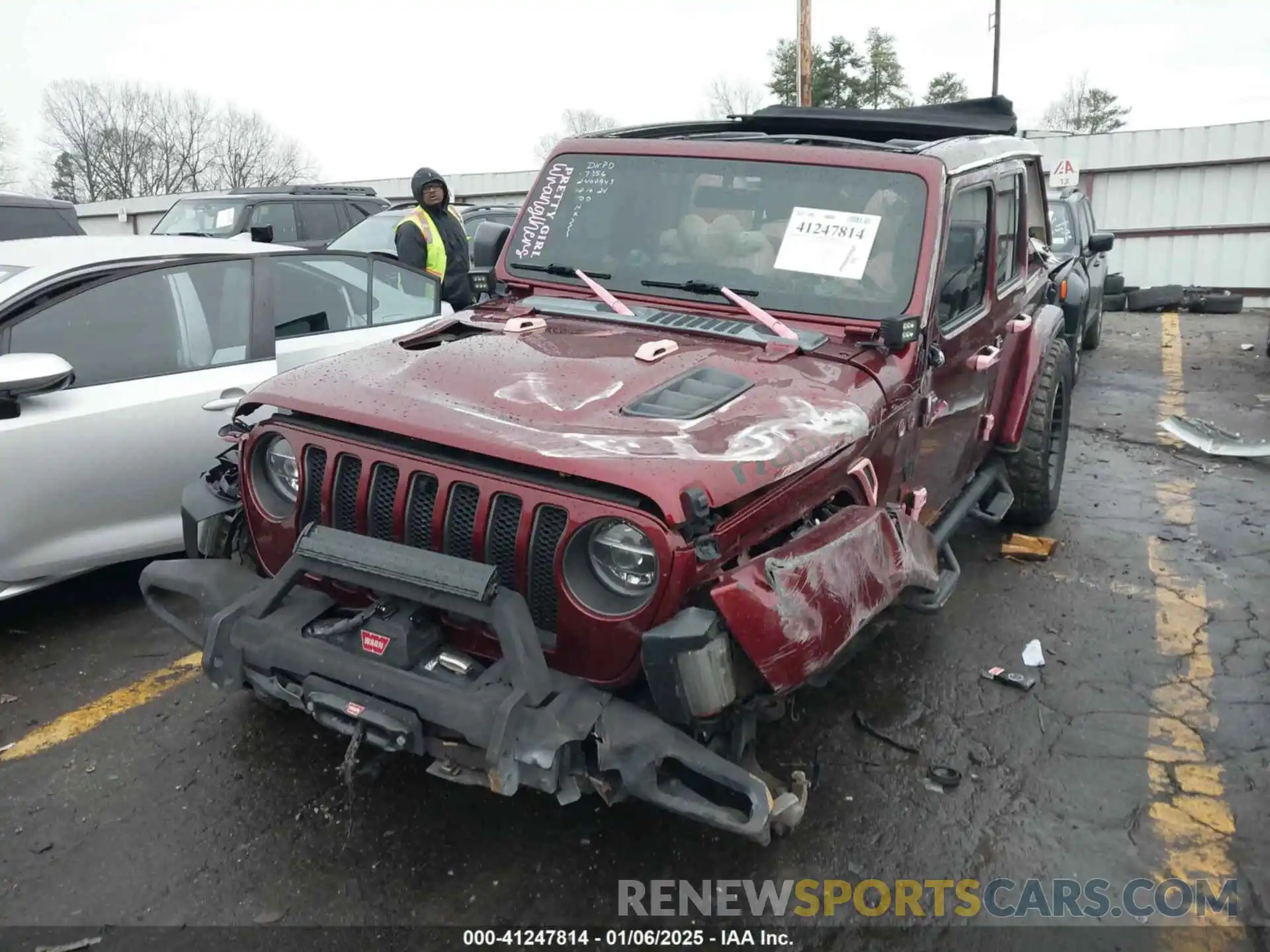 6 Photograph of a damaged car 1C4HJXFN1MW617356 JEEP WRANGLER UNLIMITED 2021