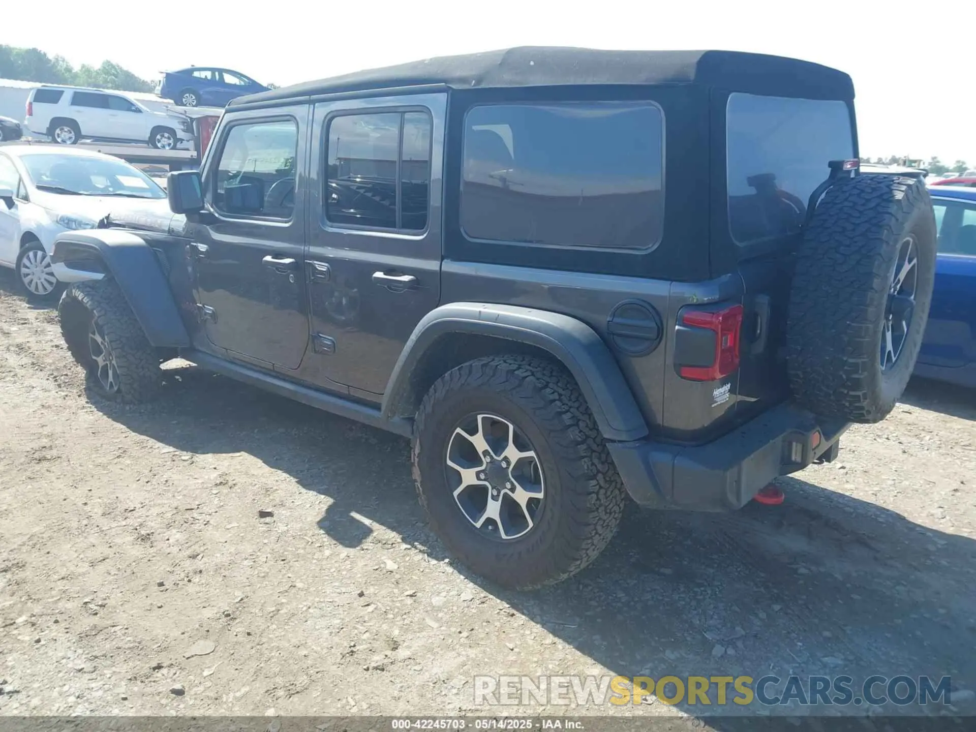 3 Photograph of a damaged car 1C4HJXFN5MW509483 JEEP WRANGLER UNLIMITED 2021