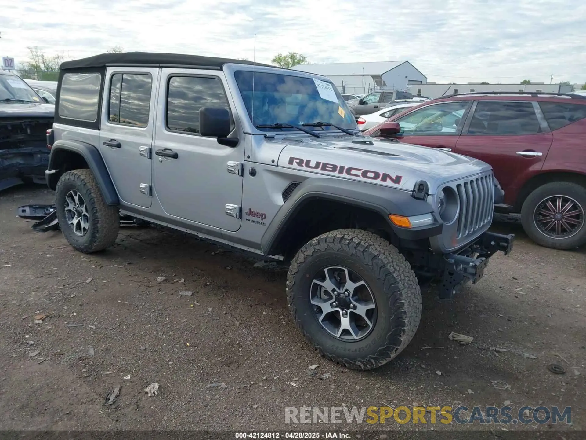 1 Photograph of a damaged car 1C4HJXFNXMW560512 JEEP WRANGLER UNLIMITED 2021