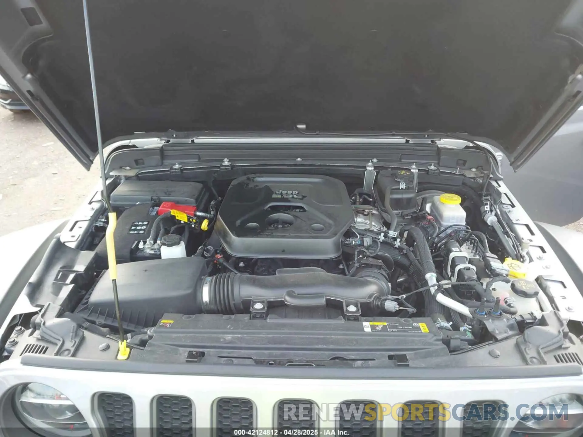 10 Photograph of a damaged car 1C4HJXFNXMW560512 JEEP WRANGLER UNLIMITED 2021