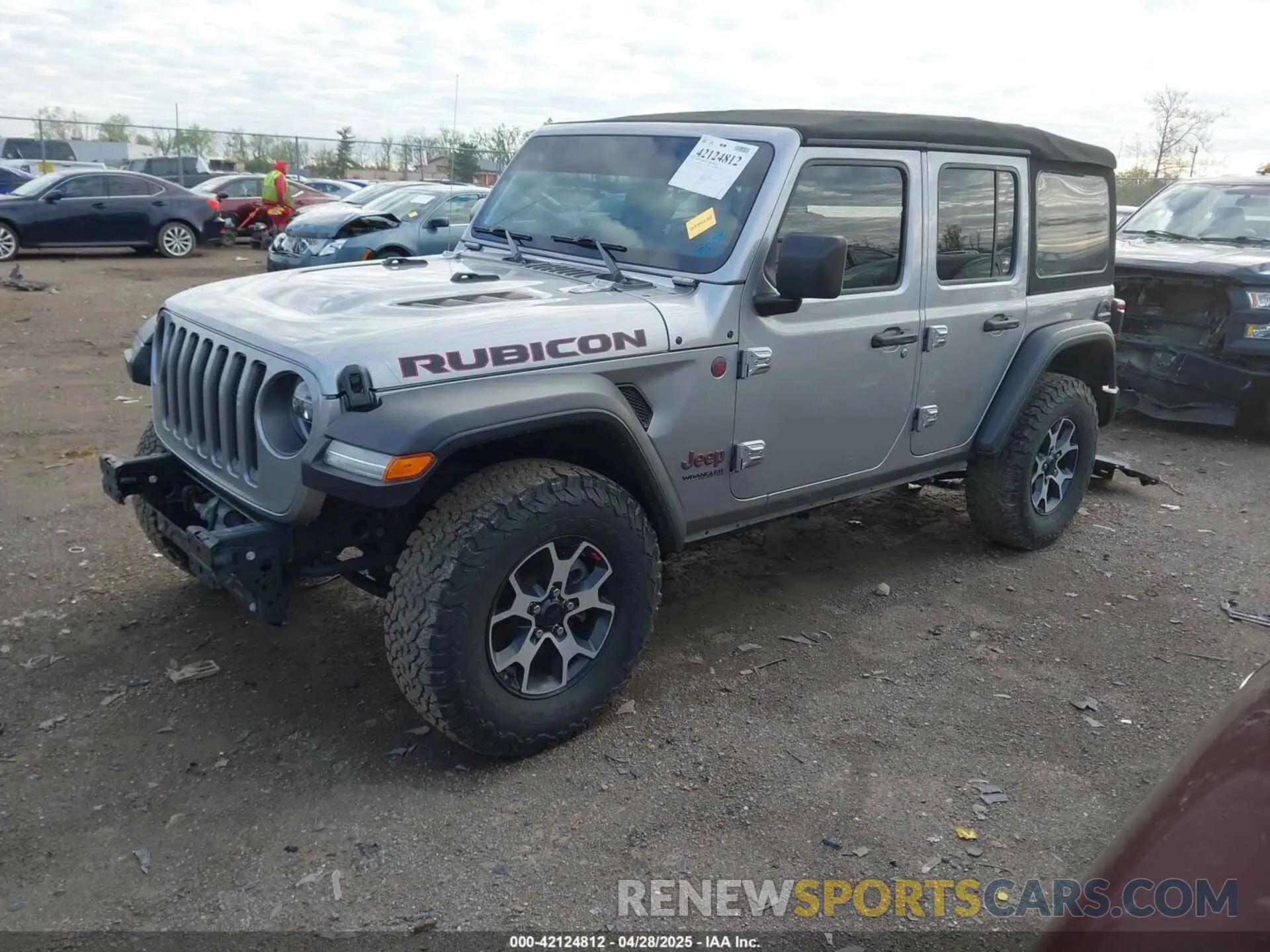 2 Photograph of a damaged car 1C4HJXFNXMW560512 JEEP WRANGLER UNLIMITED 2021
