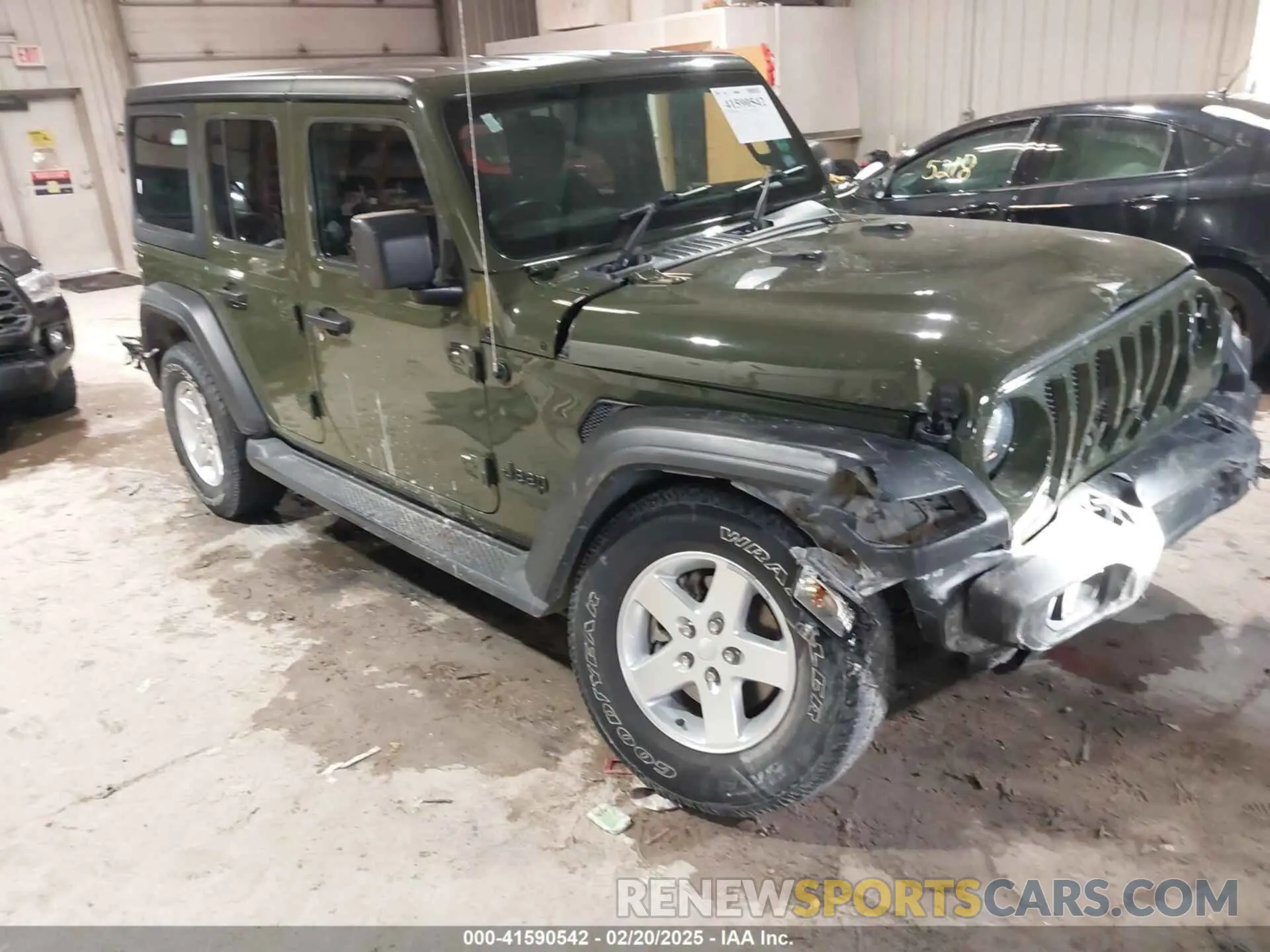 1 Photograph of a damaged car 1C4HJXKN1MW730360 JEEP WRANGLER UNLIMITED 2021