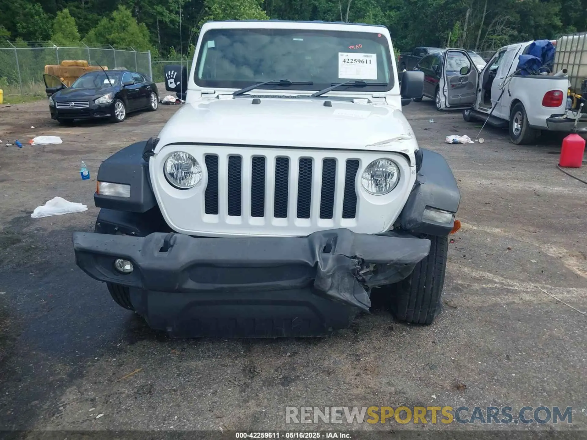 6 Photograph of a damaged car 1C4HJXKN2MW623723 JEEP WRANGLER UNLIMITED 2021