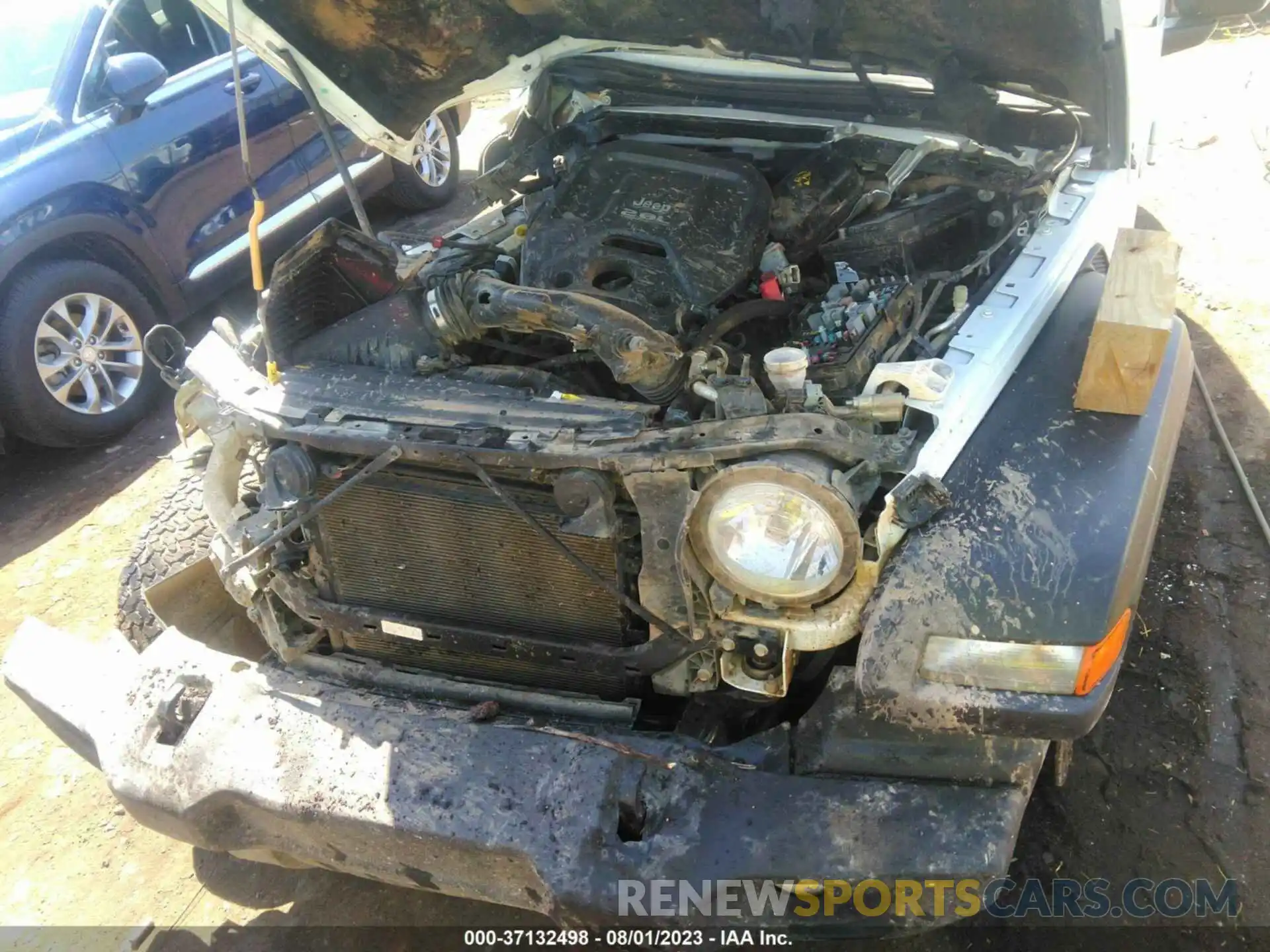 10 Photograph of a damaged car 1C4HJXKNXMW703657 JEEP WRANGLER UNLIMITED 2021