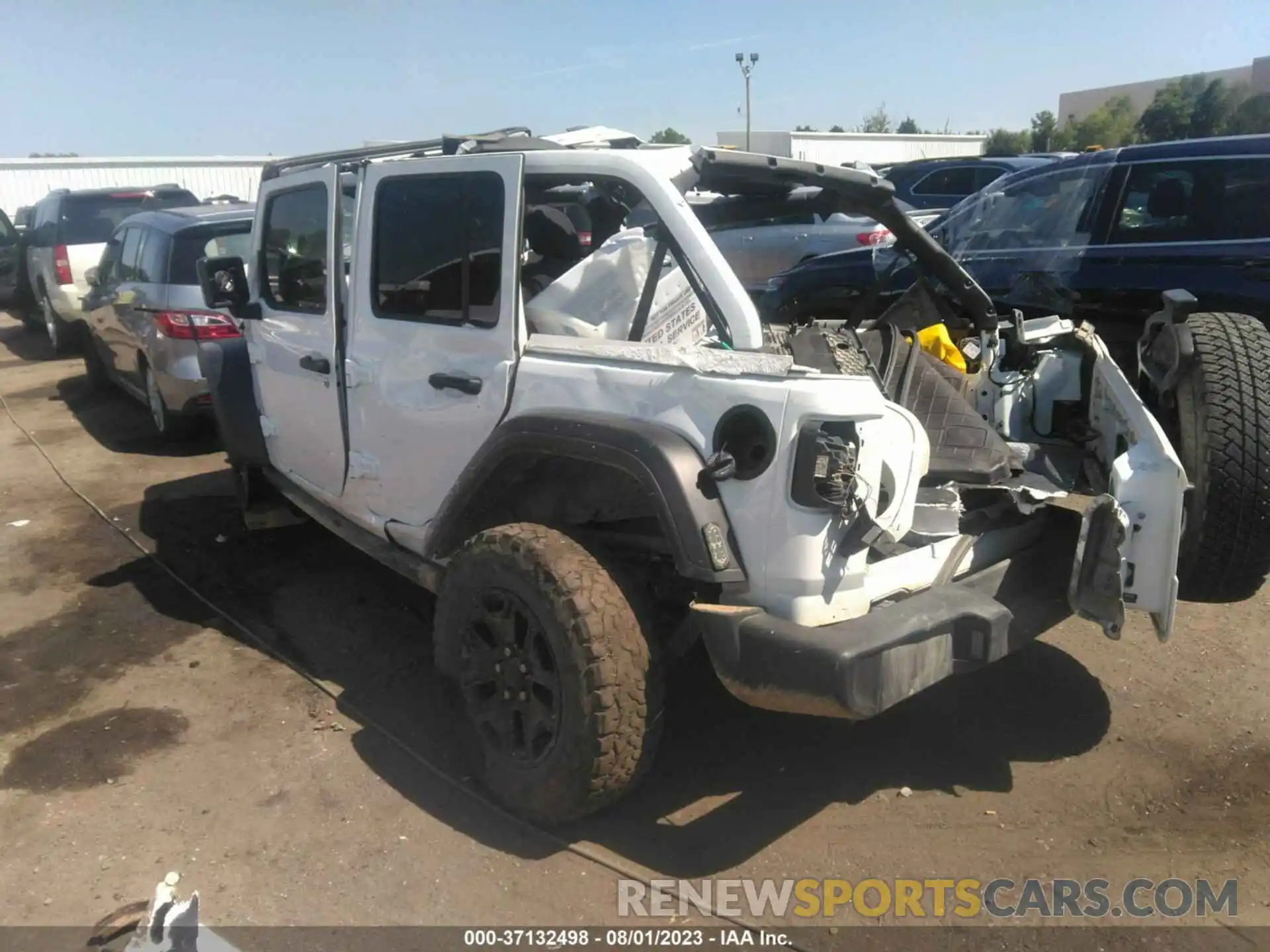 3 Photograph of a damaged car 1C4HJXKNXMW703657 JEEP WRANGLER UNLIMITED 2021