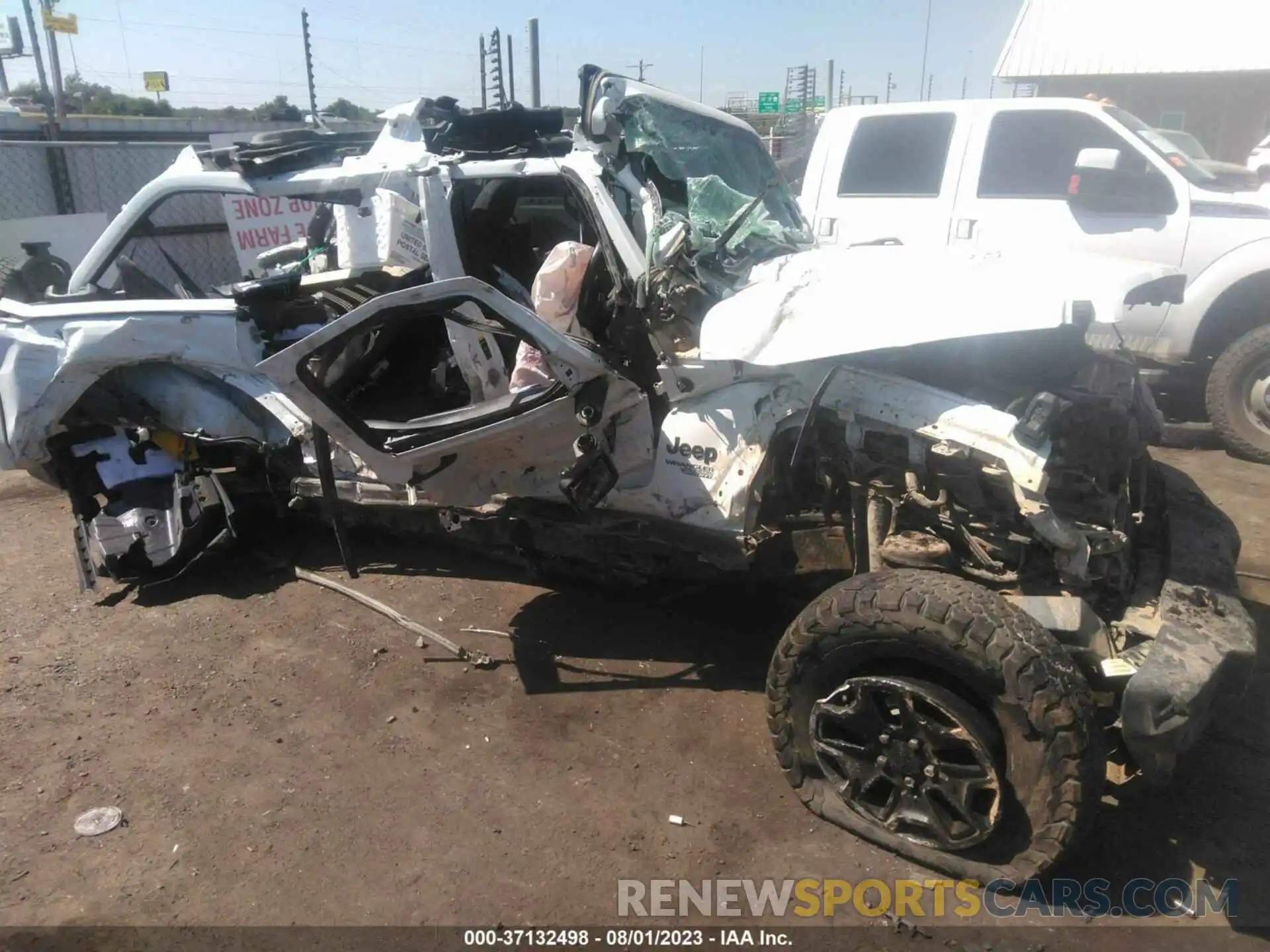 6 Photograph of a damaged car 1C4HJXKNXMW703657 JEEP WRANGLER UNLIMITED 2021