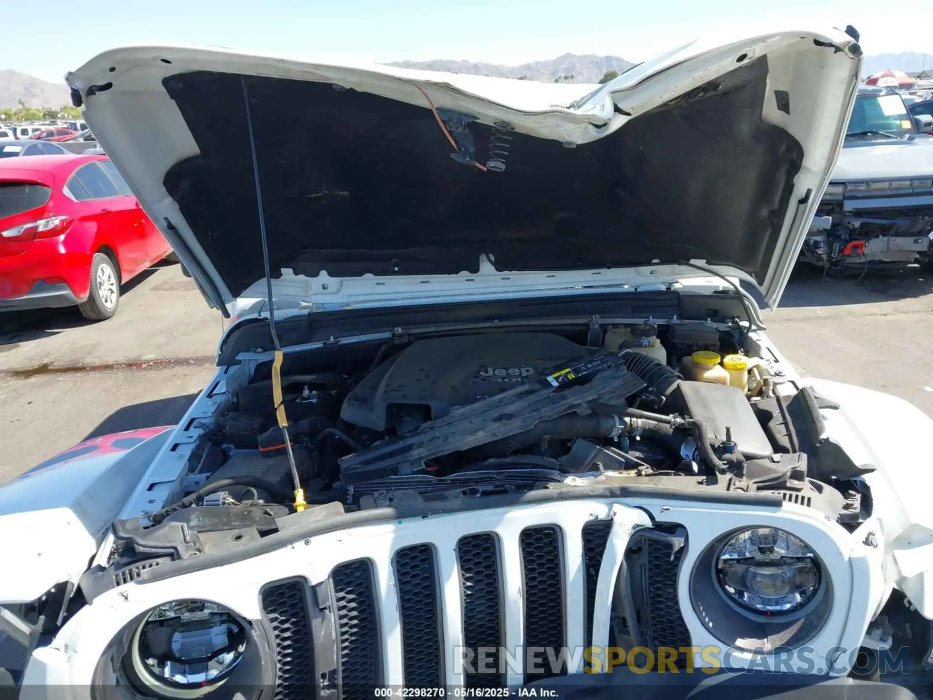 10 Photograph of a damaged car 1C4JJXFM5MW517947 JEEP WRANGLER UNLIMITED 2021