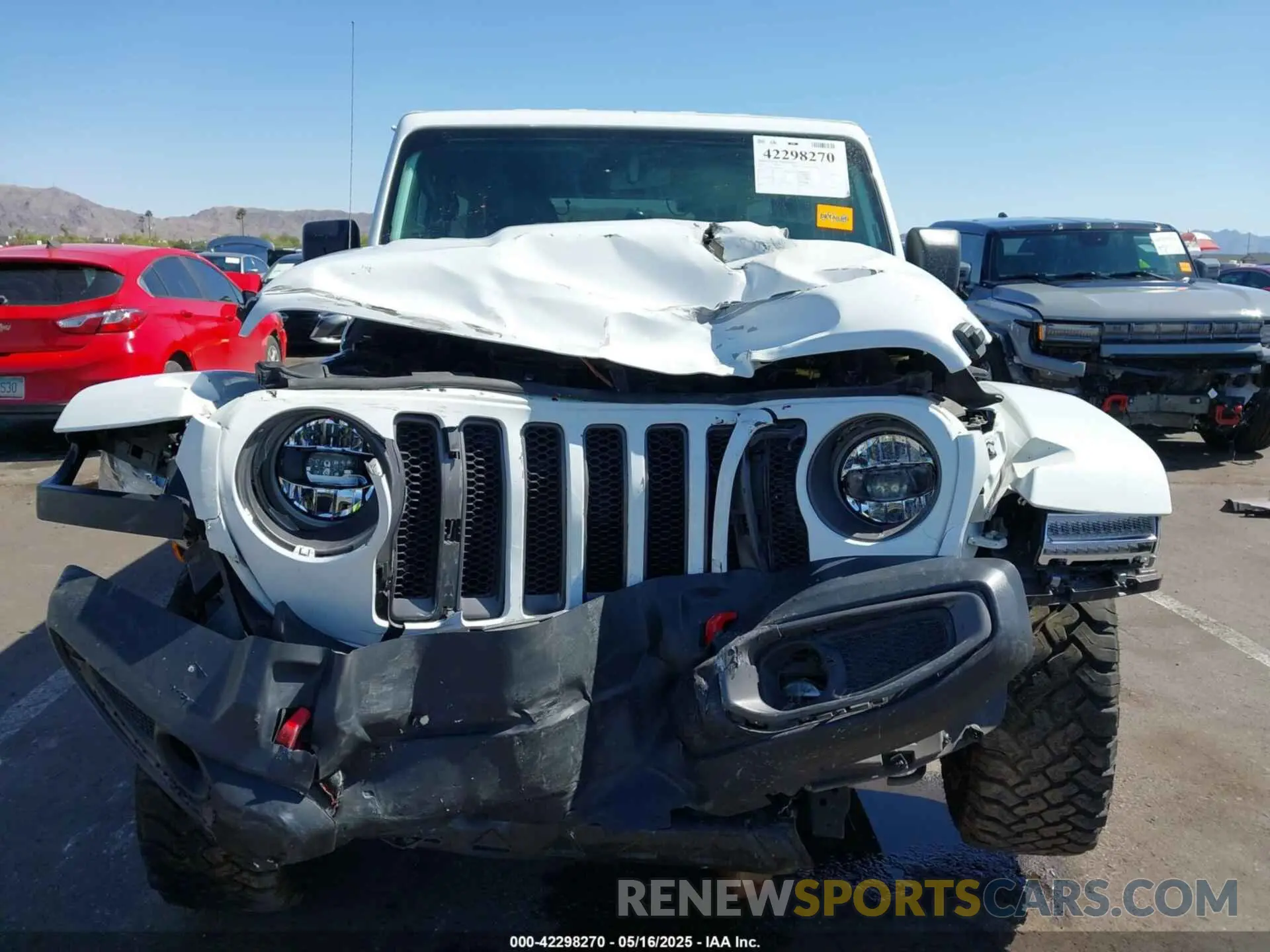 6 Photograph of a damaged car 1C4JJXFM5MW517947 JEEP WRANGLER UNLIMITED 2021