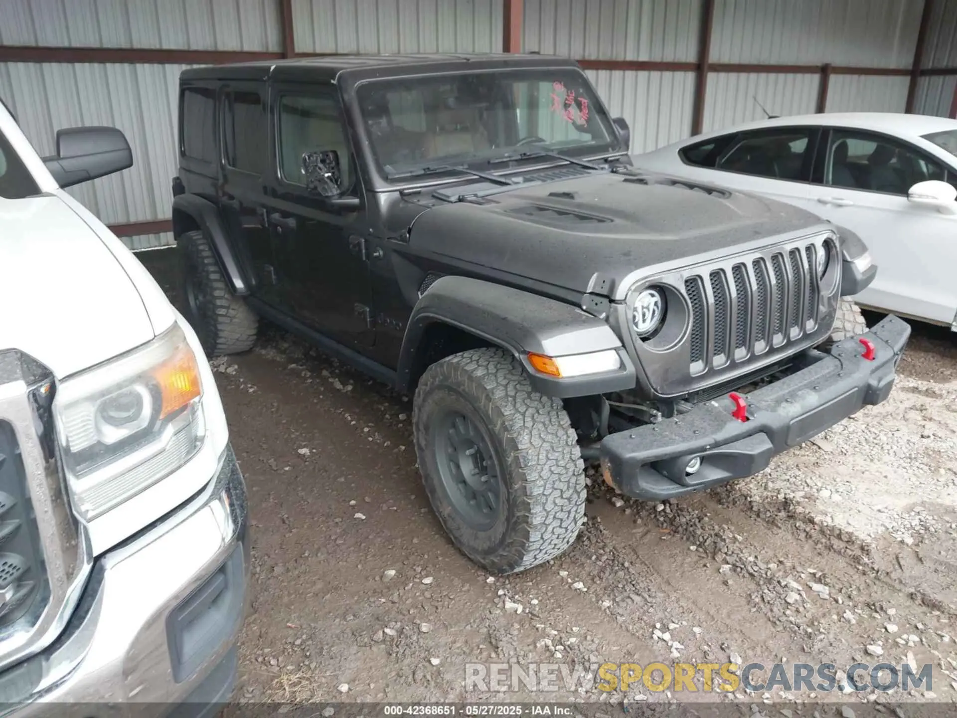 1 Photograph of a damaged car 1C4JJXFM6MW538774 JEEP WRANGLER UNLIMITED 2021