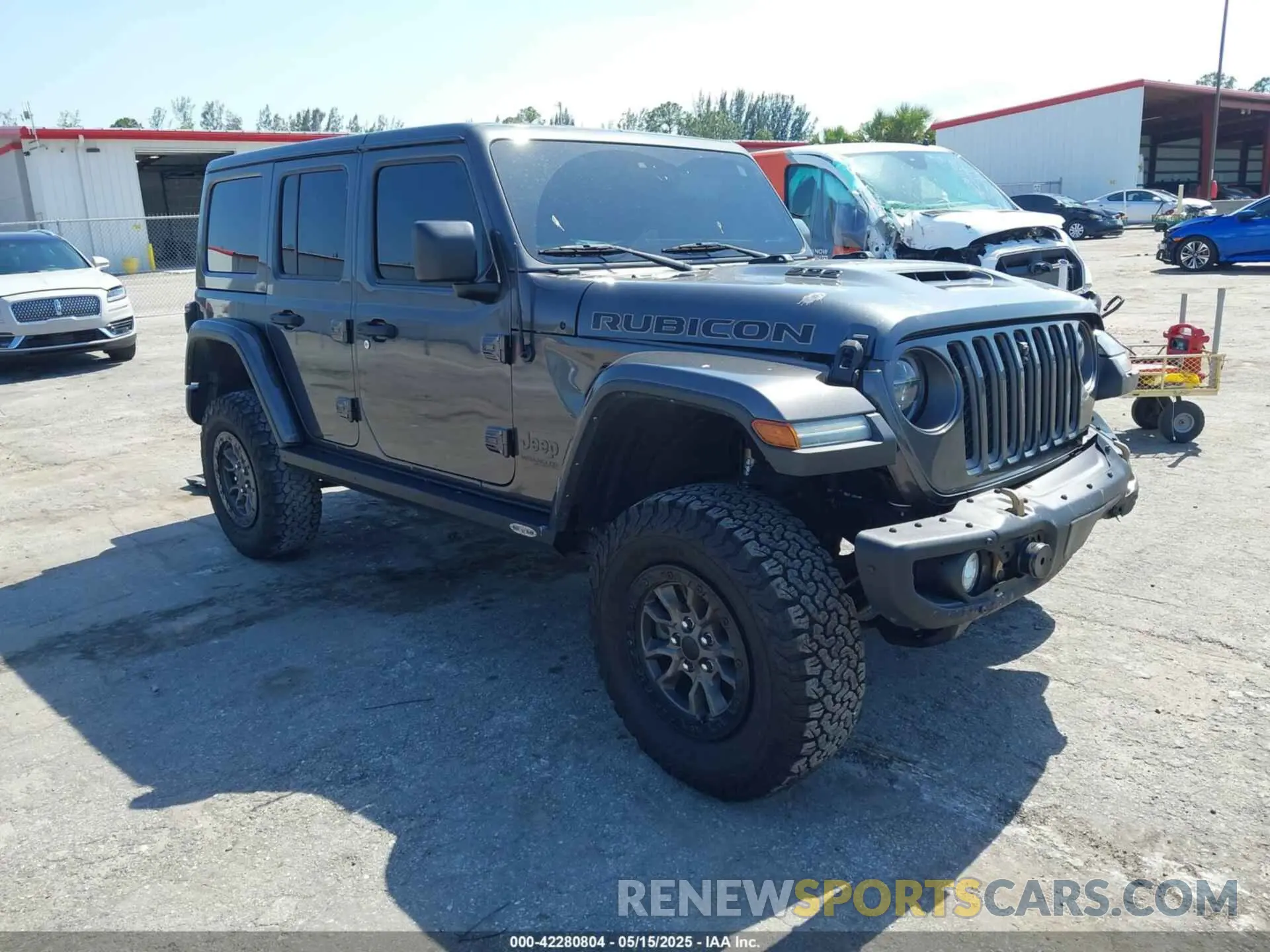 1 Photograph of a damaged car 1C4JJXSJ9MW774508 JEEP WRANGLER UNLIMITED 2021