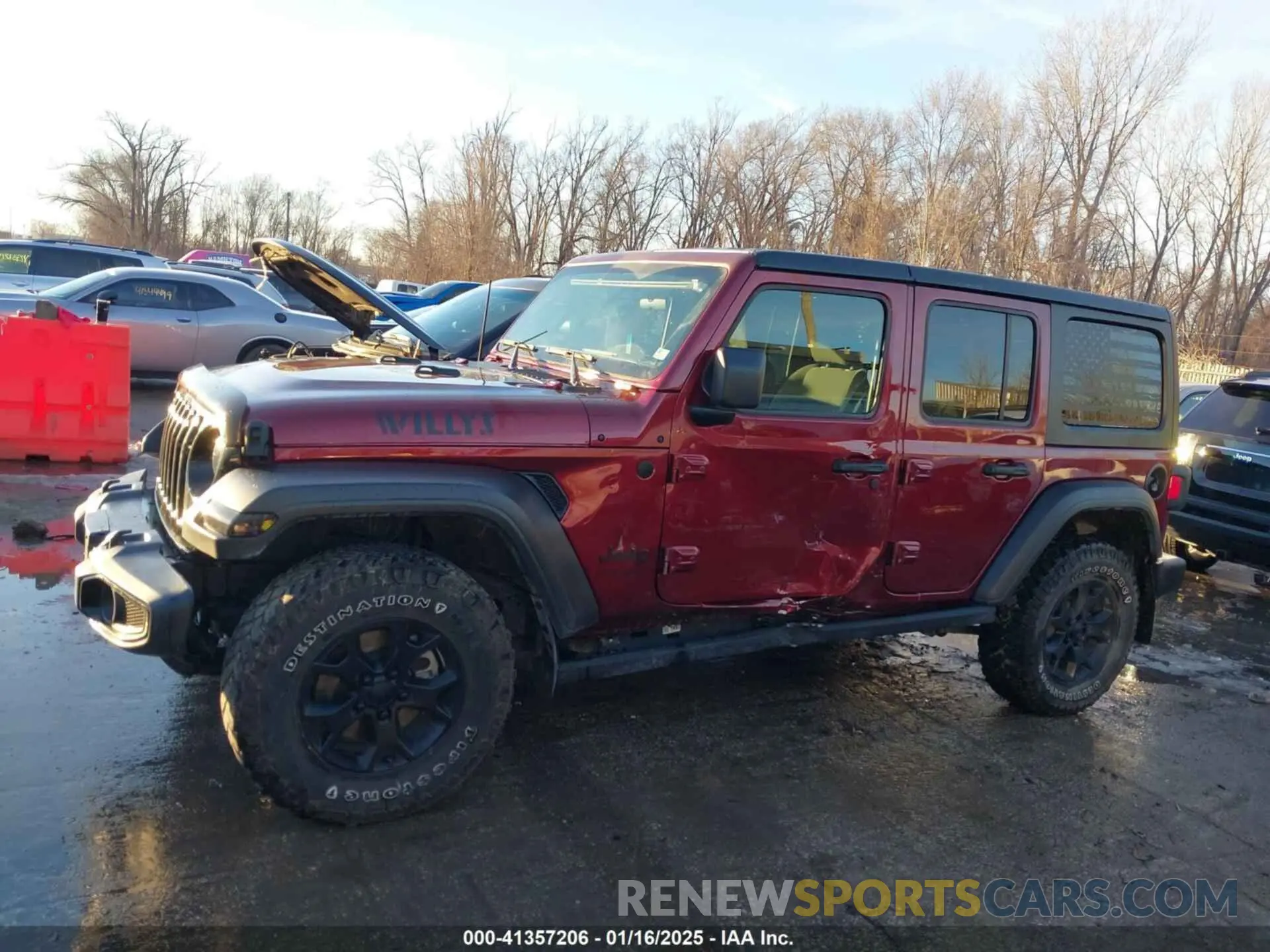 14 Photograph of a damaged car 1C4HJXDG1NW106171 JEEP WRANGLER UNLIMITED 2022