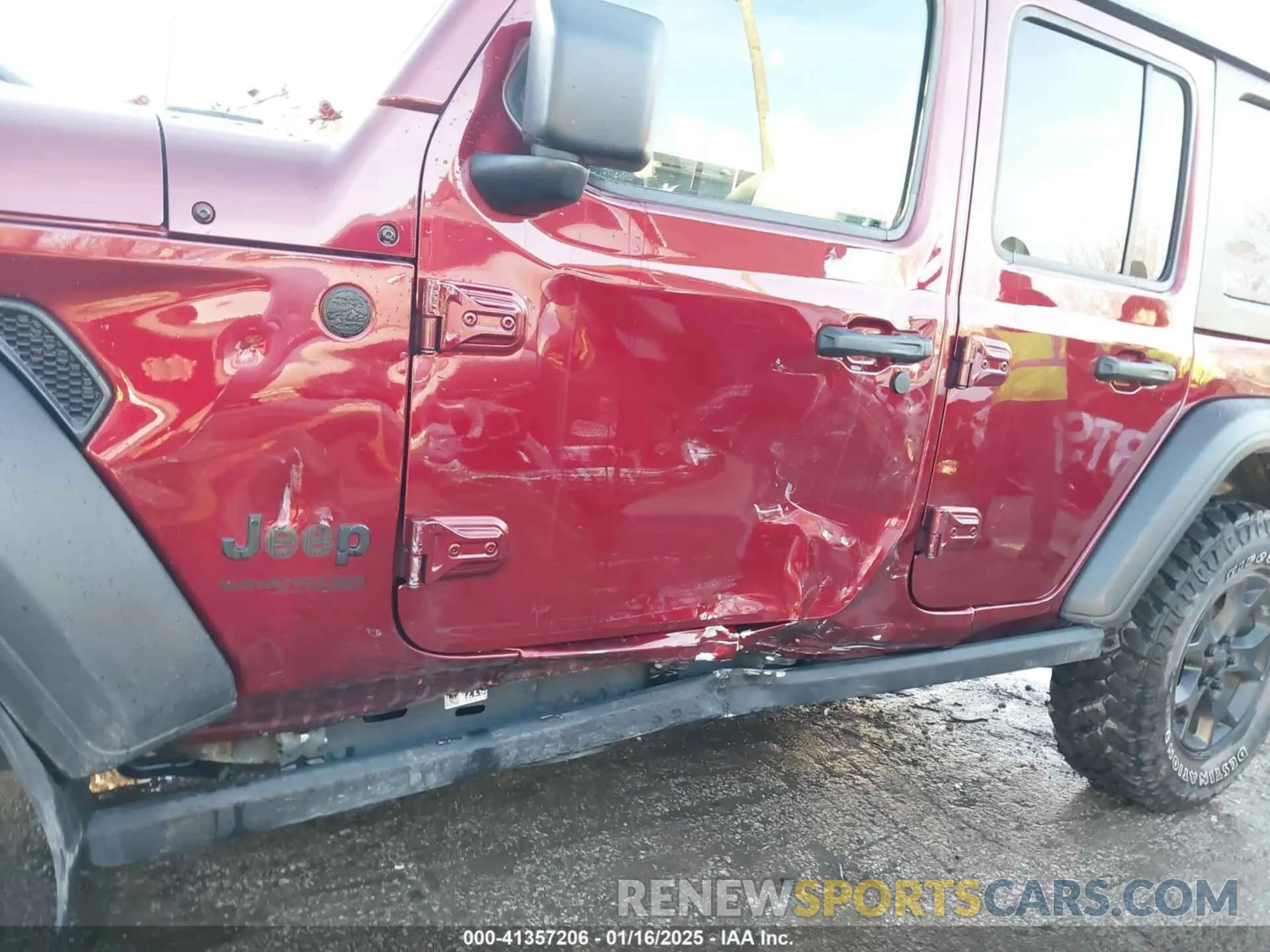 6 Photograph of a damaged car 1C4HJXDG1NW106171 JEEP WRANGLER UNLIMITED 2022