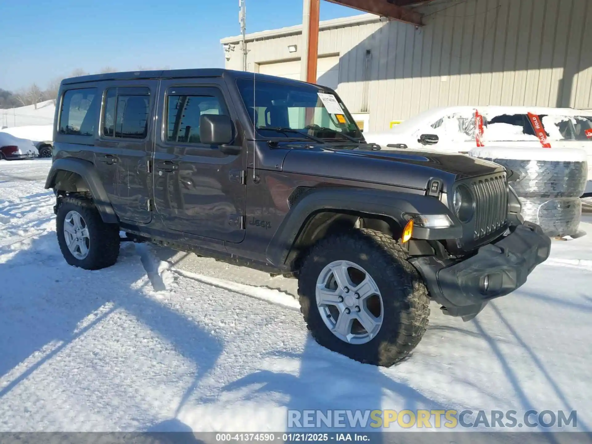 1 Photograph of a damaged car 1C4HJXDG5NW157317 JEEP WRANGLER UNLIMITED 2022