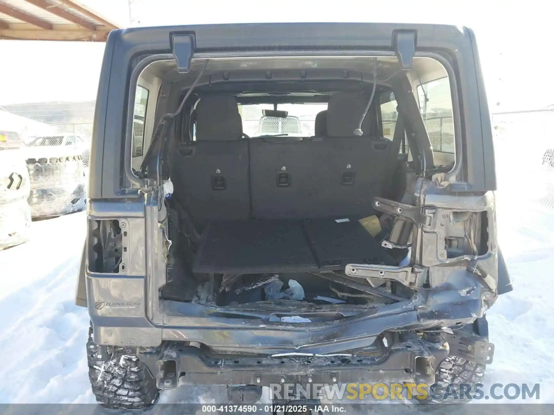 6 Photograph of a damaged car 1C4HJXDG5NW157317 JEEP WRANGLER UNLIMITED 2022