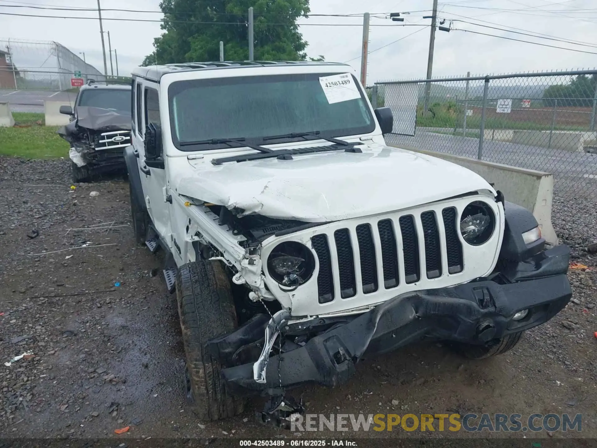 6 Photograph of a damaged car 1C4HJXDGXNW201781 JEEP WRANGLER UNLIMITED 2022