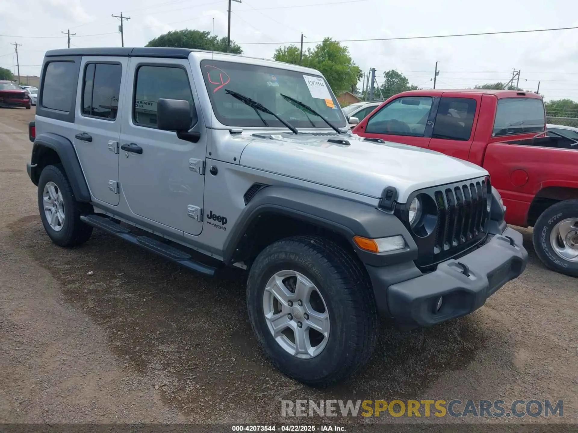 1 Photograph of a damaged car 1C4HJXDM4NW175782 JEEP WRANGLER UNLIMITED 2022