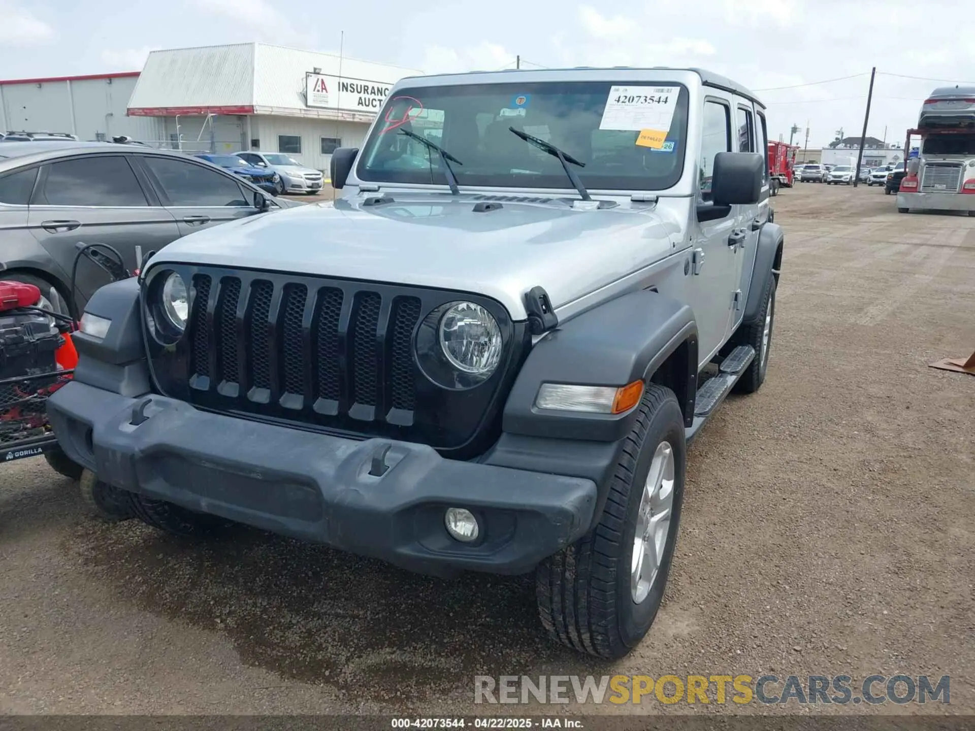 6 Photograph of a damaged car 1C4HJXDM4NW175782 JEEP WRANGLER UNLIMITED 2022