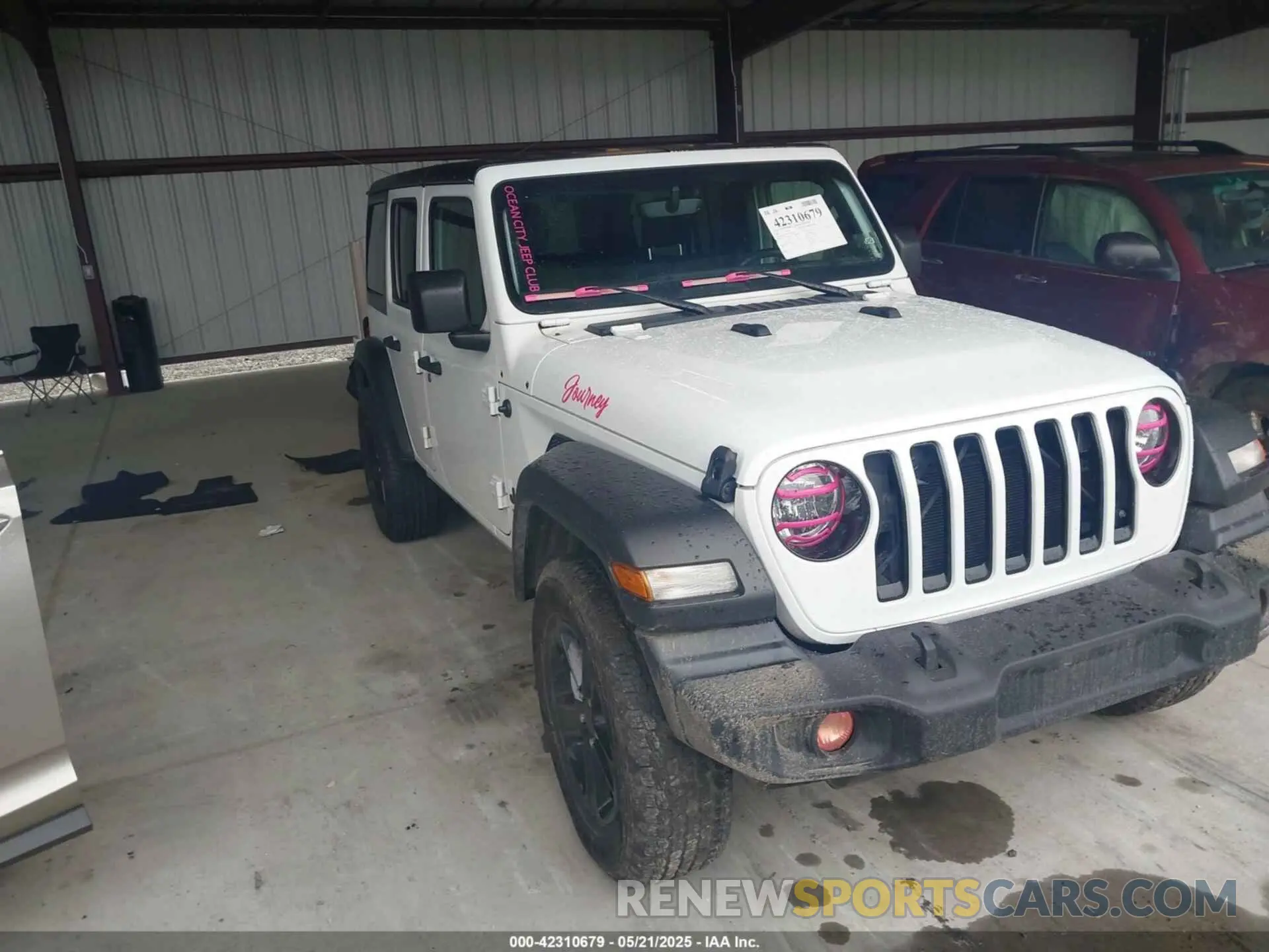 1 Photograph of a damaged car 1C4HJXDN1NW223425 JEEP WRANGLER UNLIMITED 2022