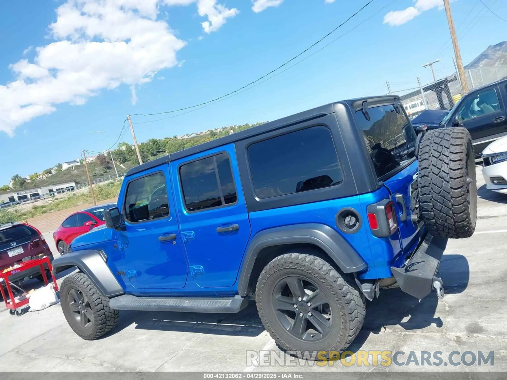 14 Photograph of a damaged car 1C4HJXDN3NW196406 JEEP WRANGLER UNLIMITED 2022
