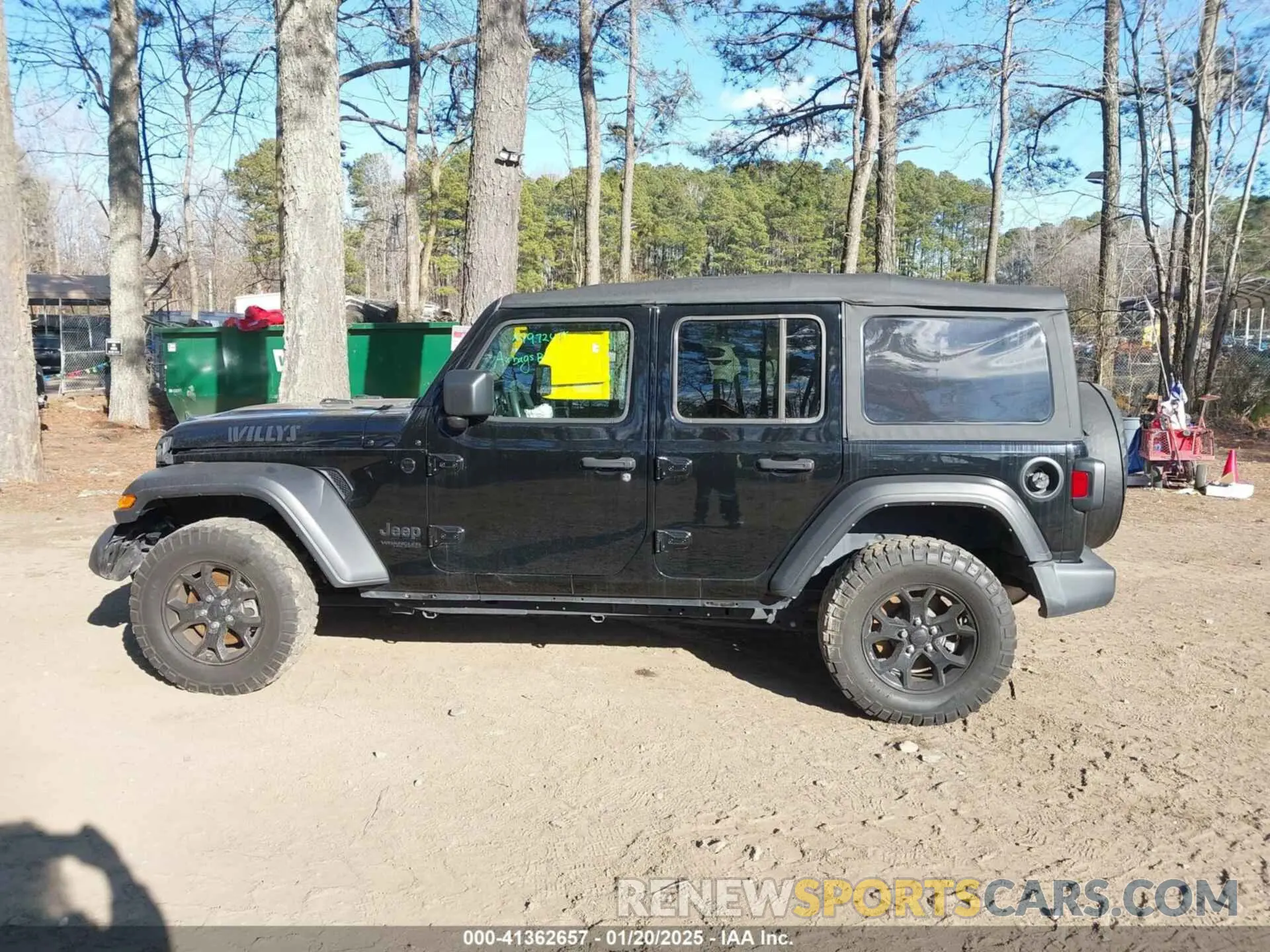 14 Photograph of a damaged car 1C4HJXDN6NW132859 JEEP WRANGLER UNLIMITED 2022