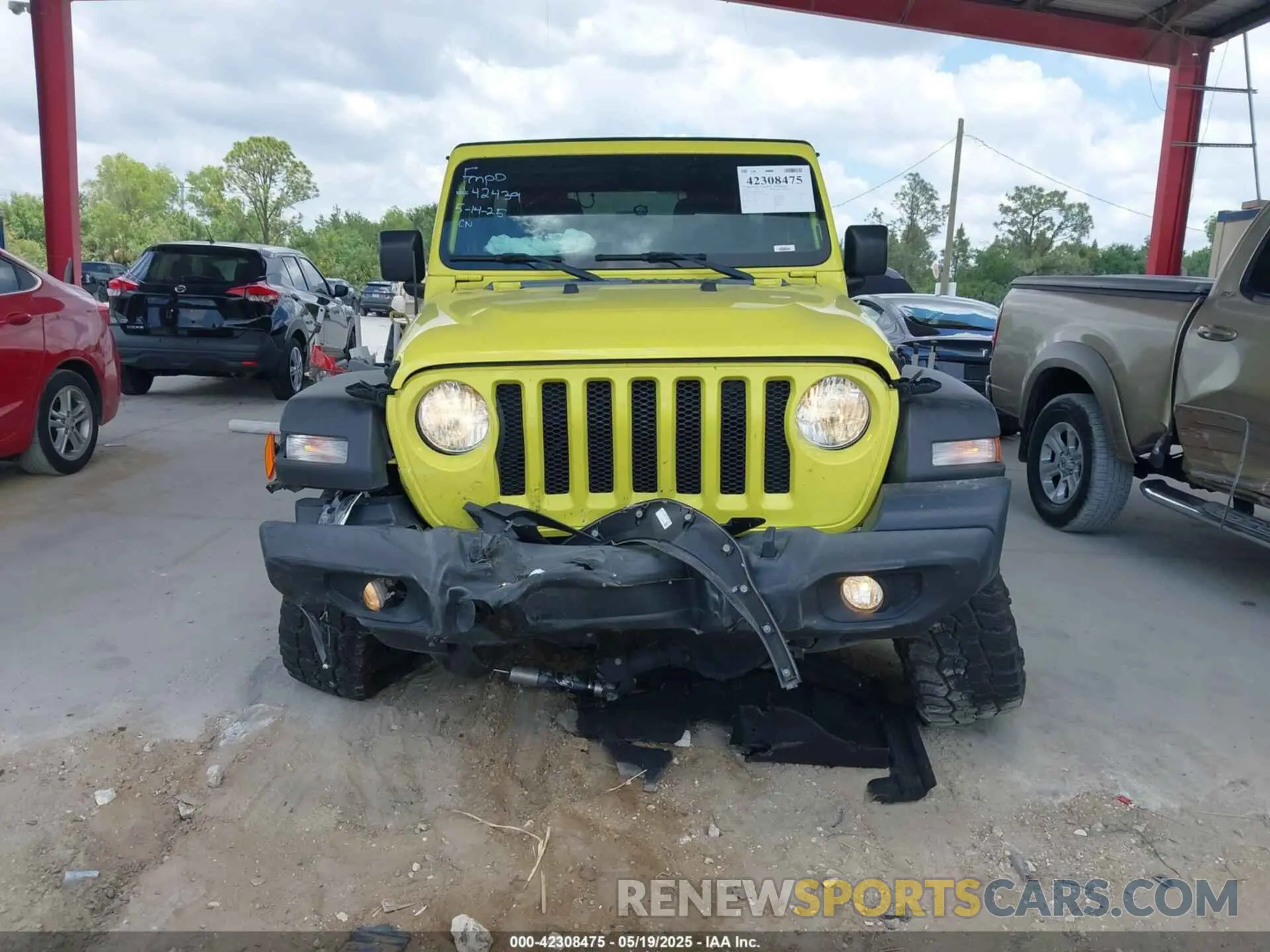 6 Photograph of a damaged car 1C4HJXDN7NW258132 JEEP WRANGLER UNLIMITED 2022