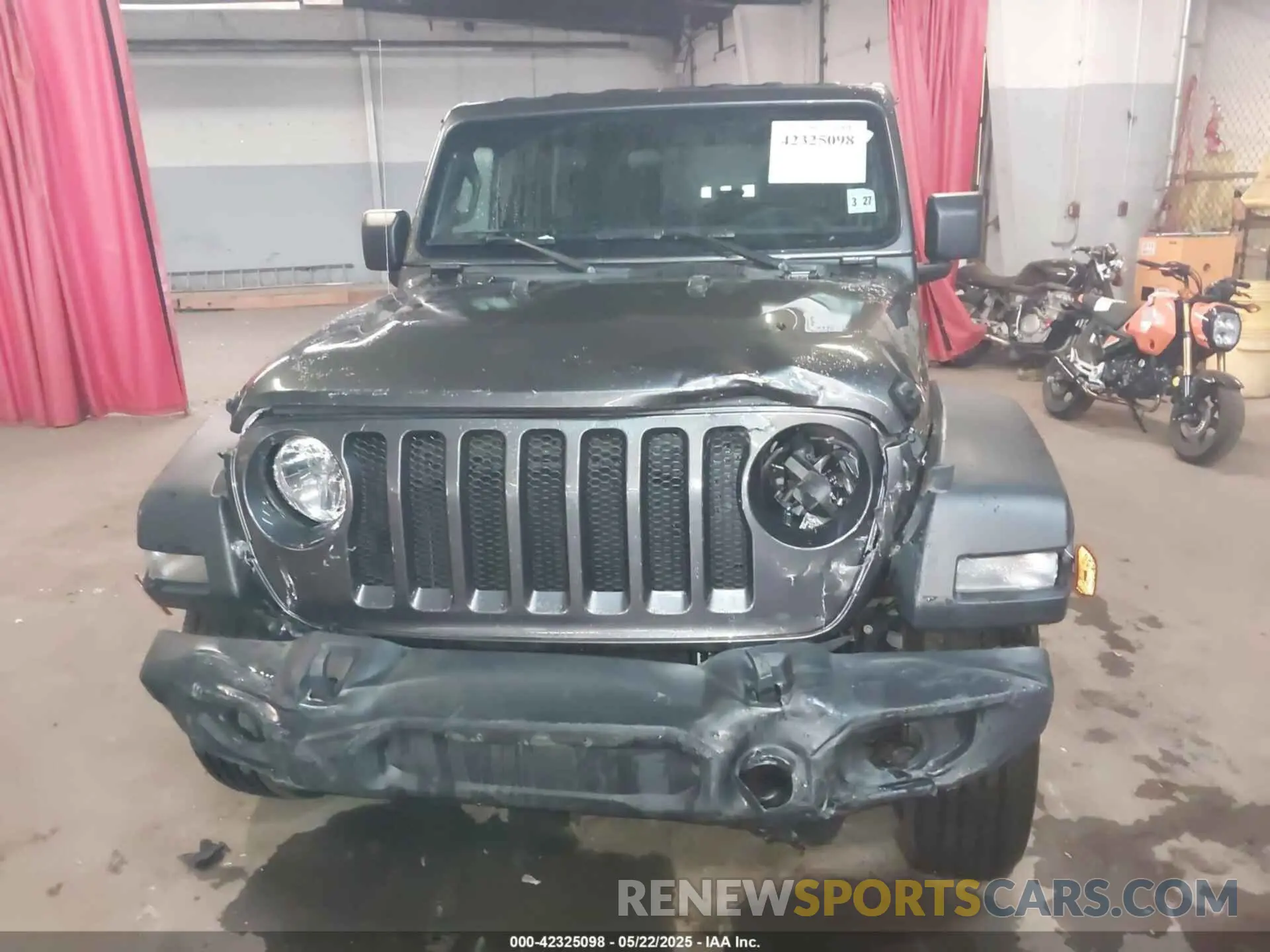 6 Photograph of a damaged car 1C4HJXDN9NW144374 JEEP WRANGLER UNLIMITED 2022