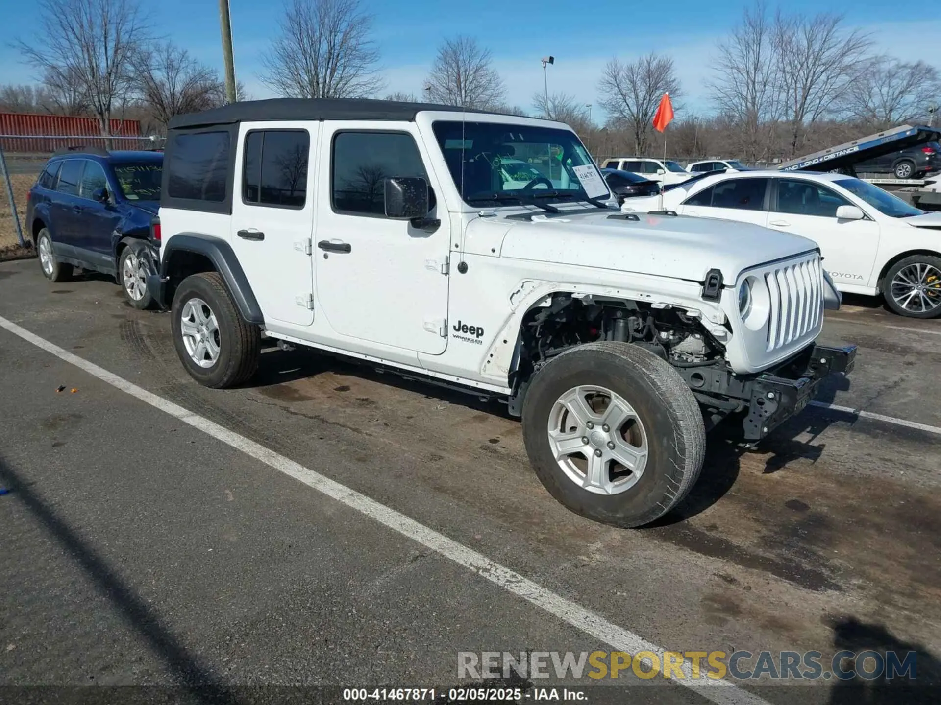 1 Photograph of a damaged car 1C4HJXDN9NW270184 JEEP WRANGLER UNLIMITED 2022