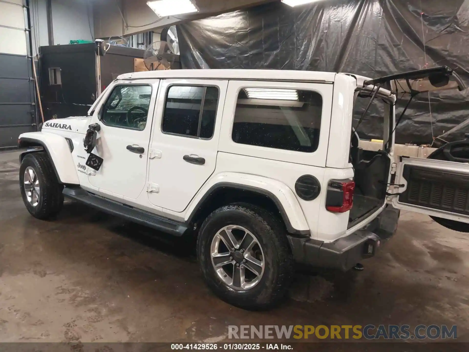 3 Photograph of a damaged car 1C4HJXEG1NW259602 JEEP WRANGLER UNLIMITED 2022