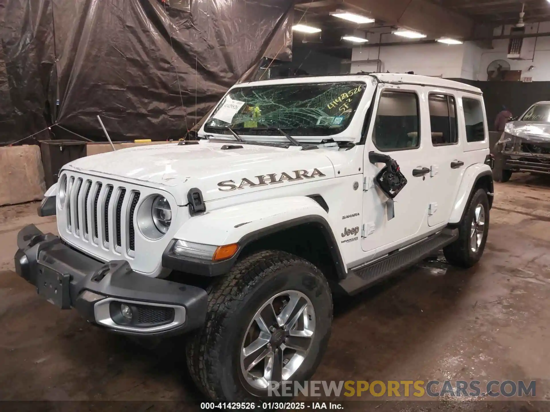 6 Photograph of a damaged car 1C4HJXEG1NW259602 JEEP WRANGLER UNLIMITED 2022