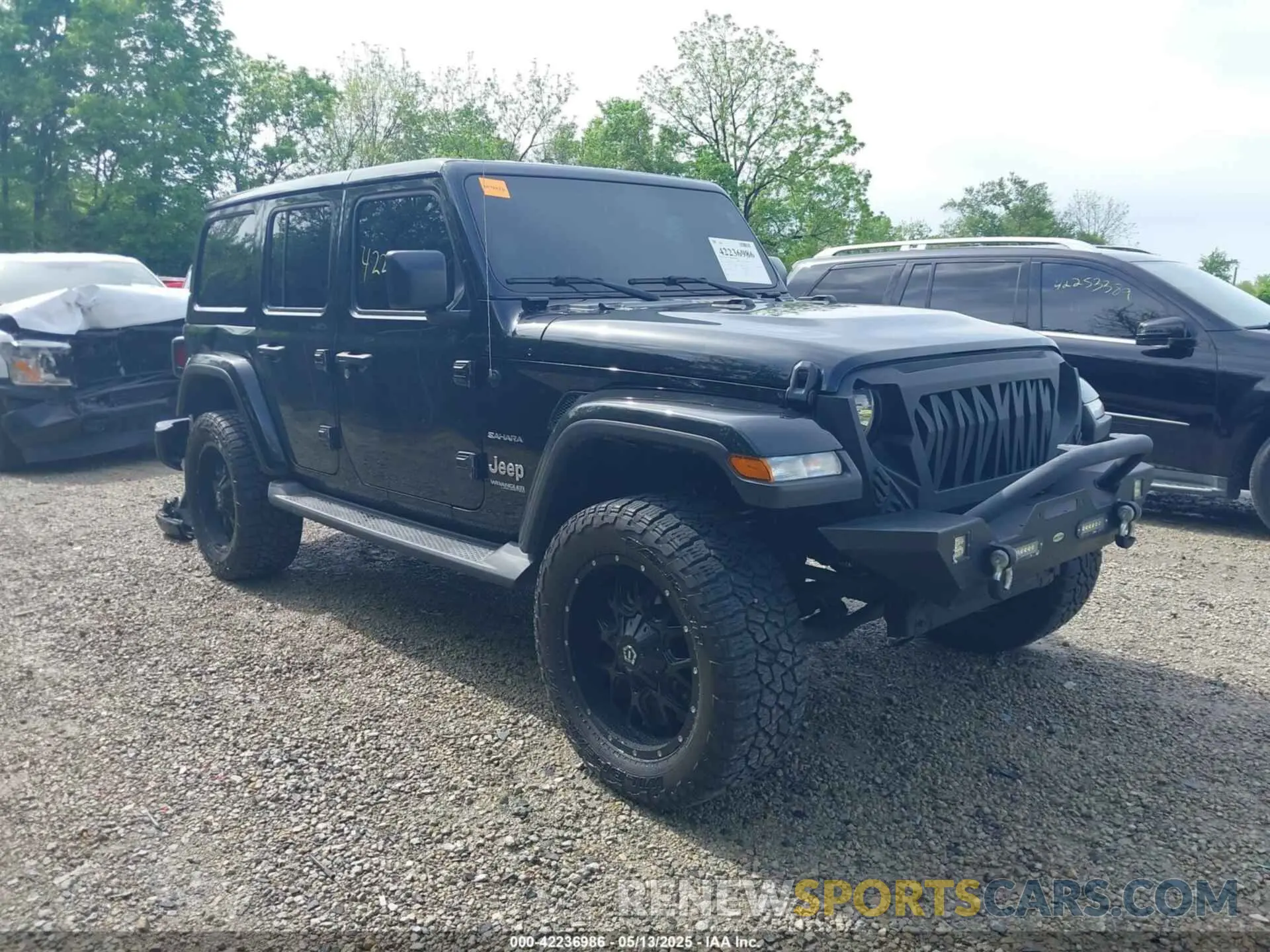 1 Photograph of a damaged car 1C4HJXEG6NW195167 JEEP WRANGLER UNLIMITED 2022