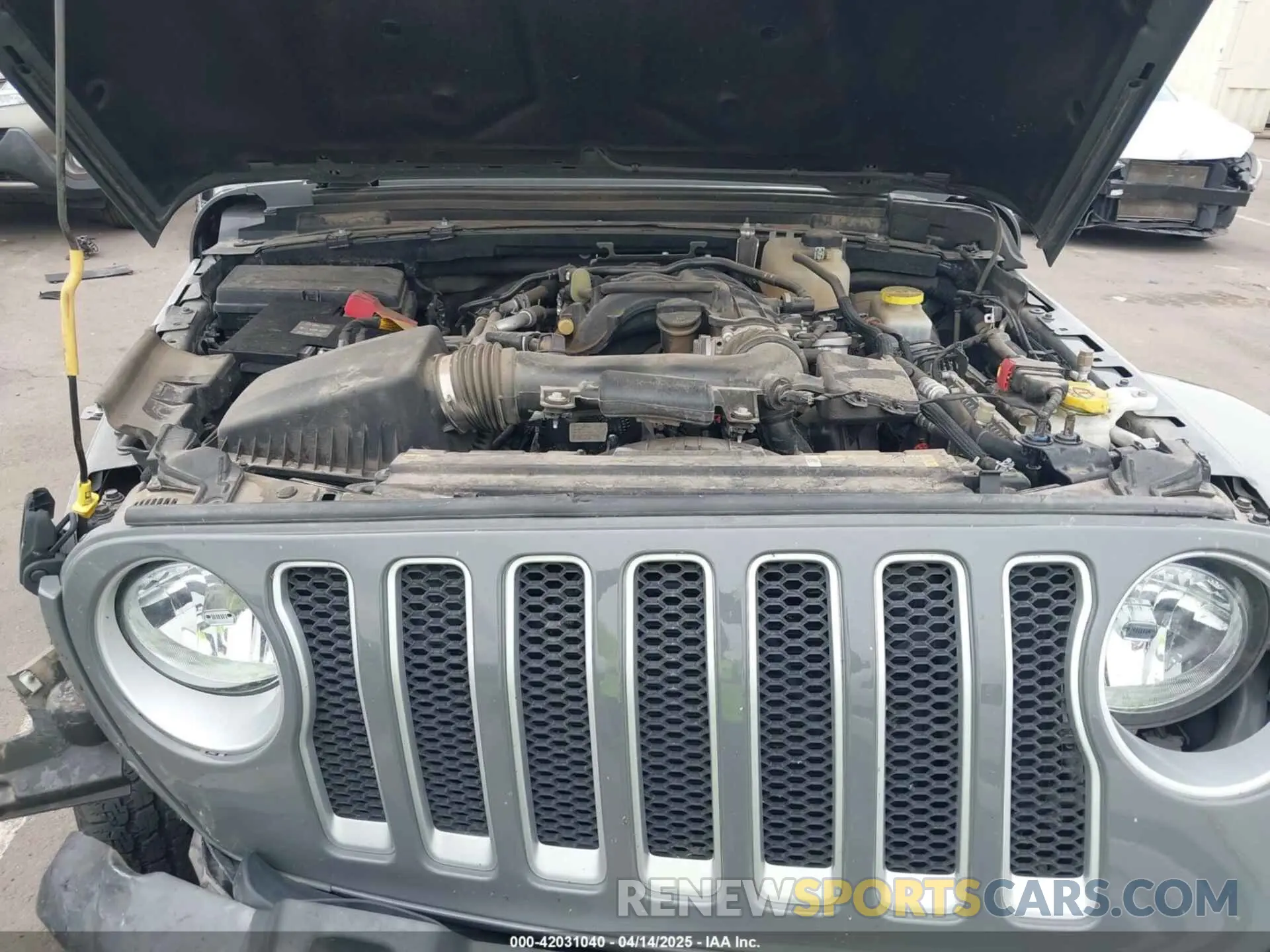 10 Photograph of a damaged car 1C4HJXEG8NW105243 JEEP WRANGLER UNLIMITED 2022
