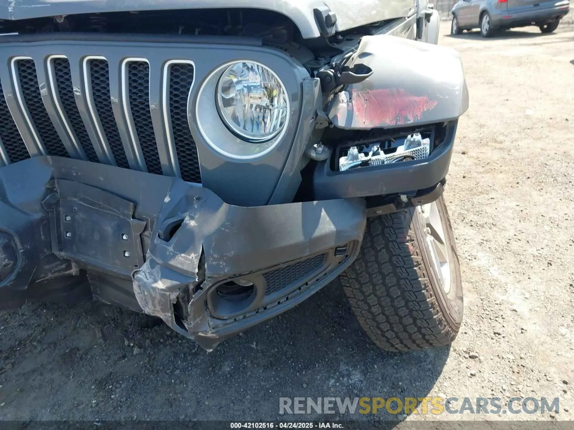 22 Photograph of a damaged car 1C4HJXEM7NW206585 JEEP WRANGLER UNLIMITED 2022